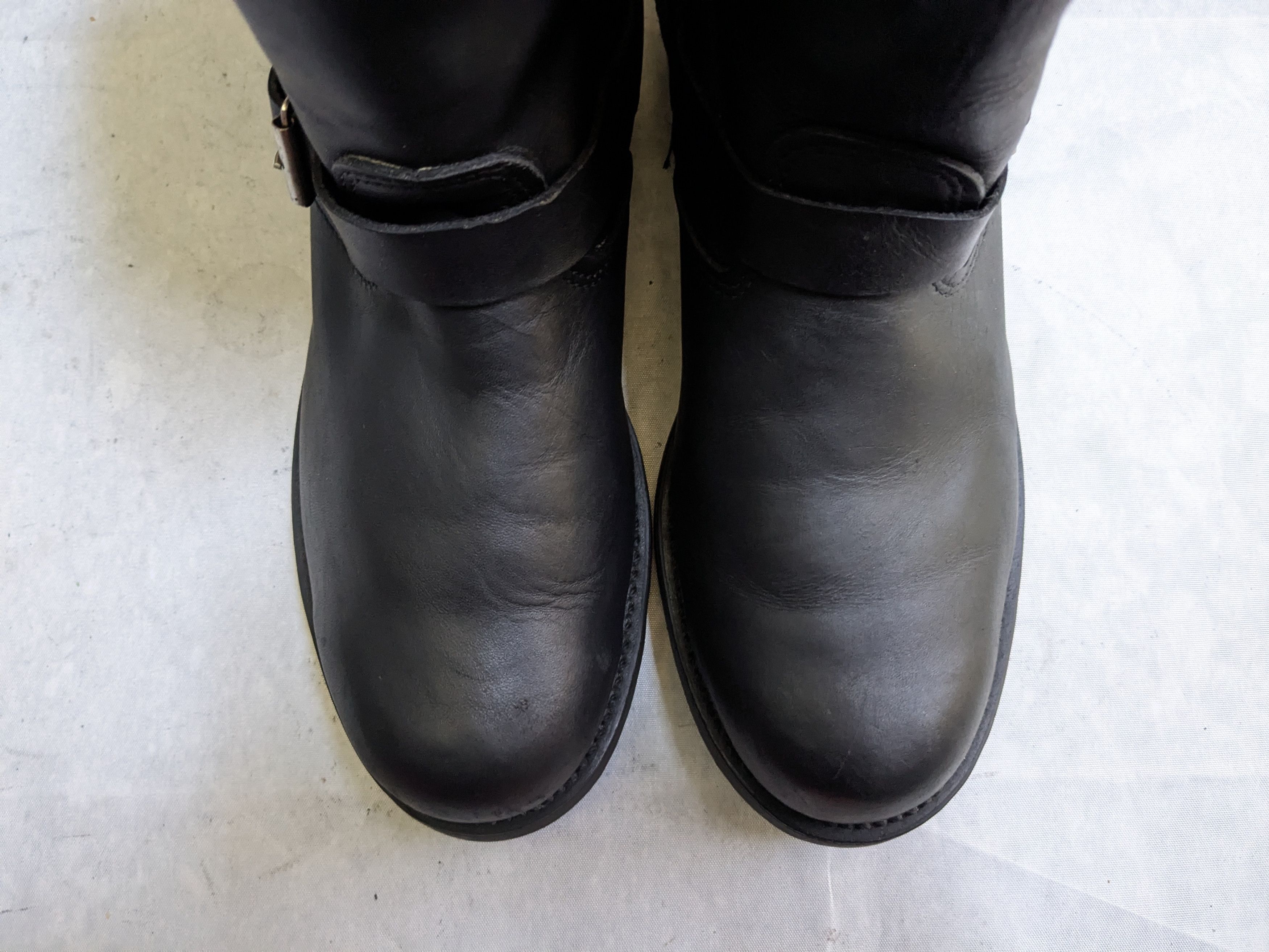 Frye Frye Engineer Boots Black Leather 9.5 Motorcycle Biker Size US 9.5 / EU 42-43 - 4 Thumbnail