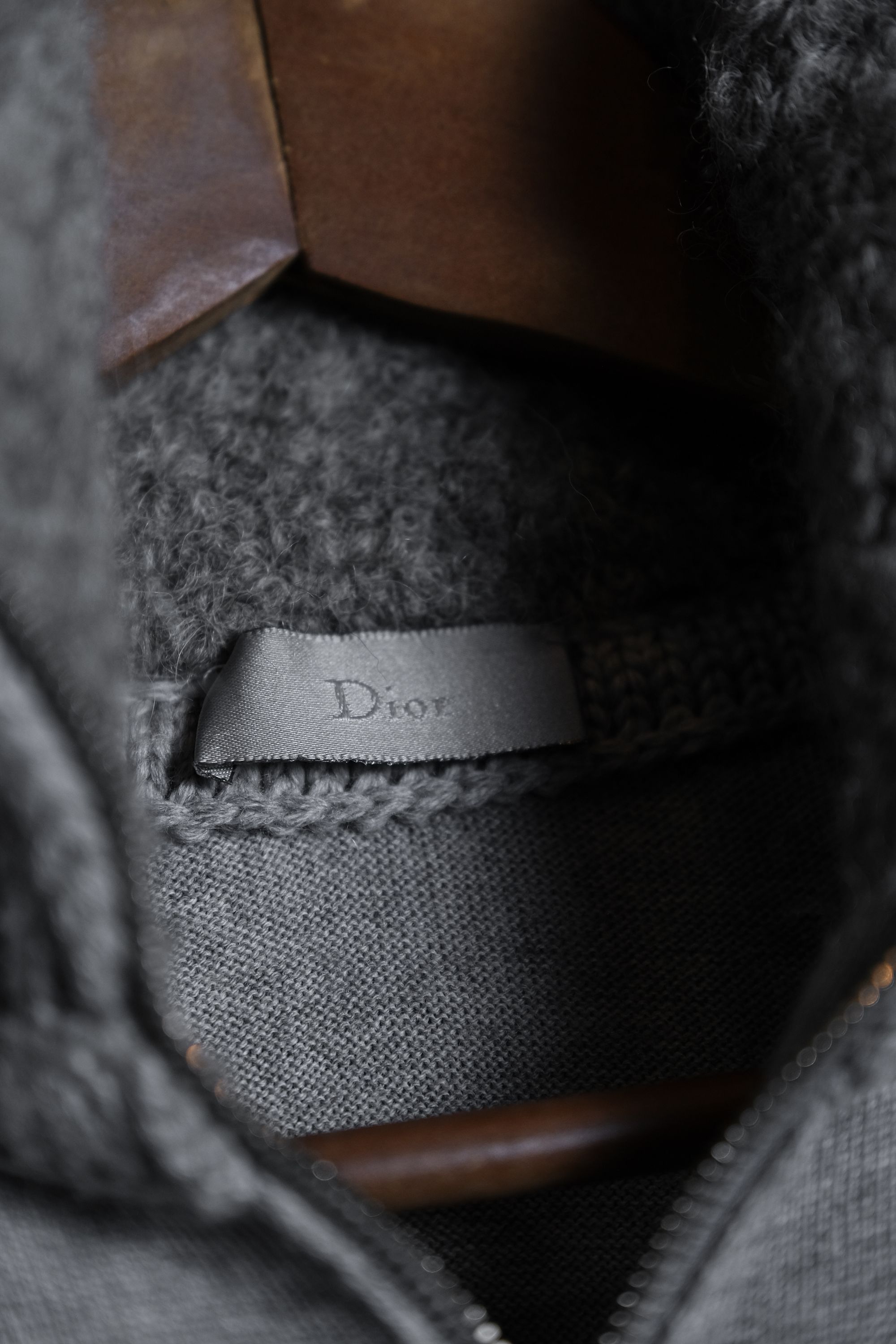 Dior Dior Homme 10A/W Alpaca Collar Full Zip Sweater Size US XS / EU 42 / 0 - 3 Thumbnail