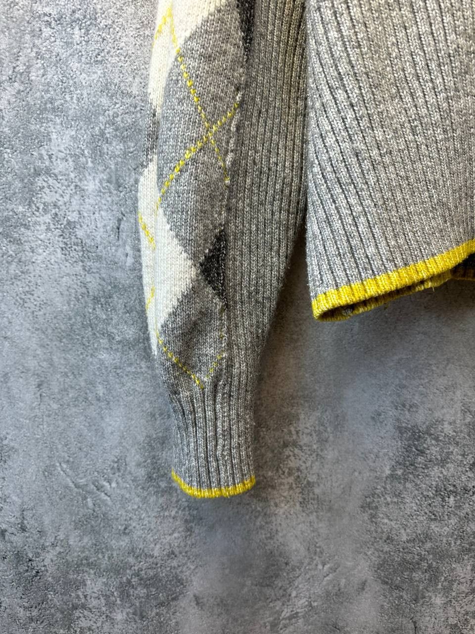 Pringle Of Scotland Pringle of Scotland x H&M Argyle Knit Sweater Oversized Size L / US 10 / IT 46 - 7 Thumbnail