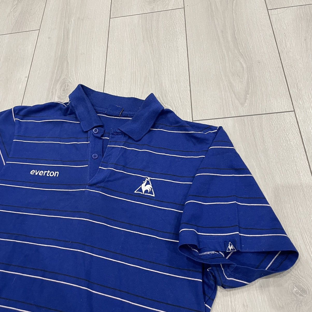Le Coq Sportif × Vintage EVERTON LE COQ SPORTIF SOCCER HOME JERSEY POLO SHIRT TEE Size US XL / EU 56 / 4 - 2 Thumbnail