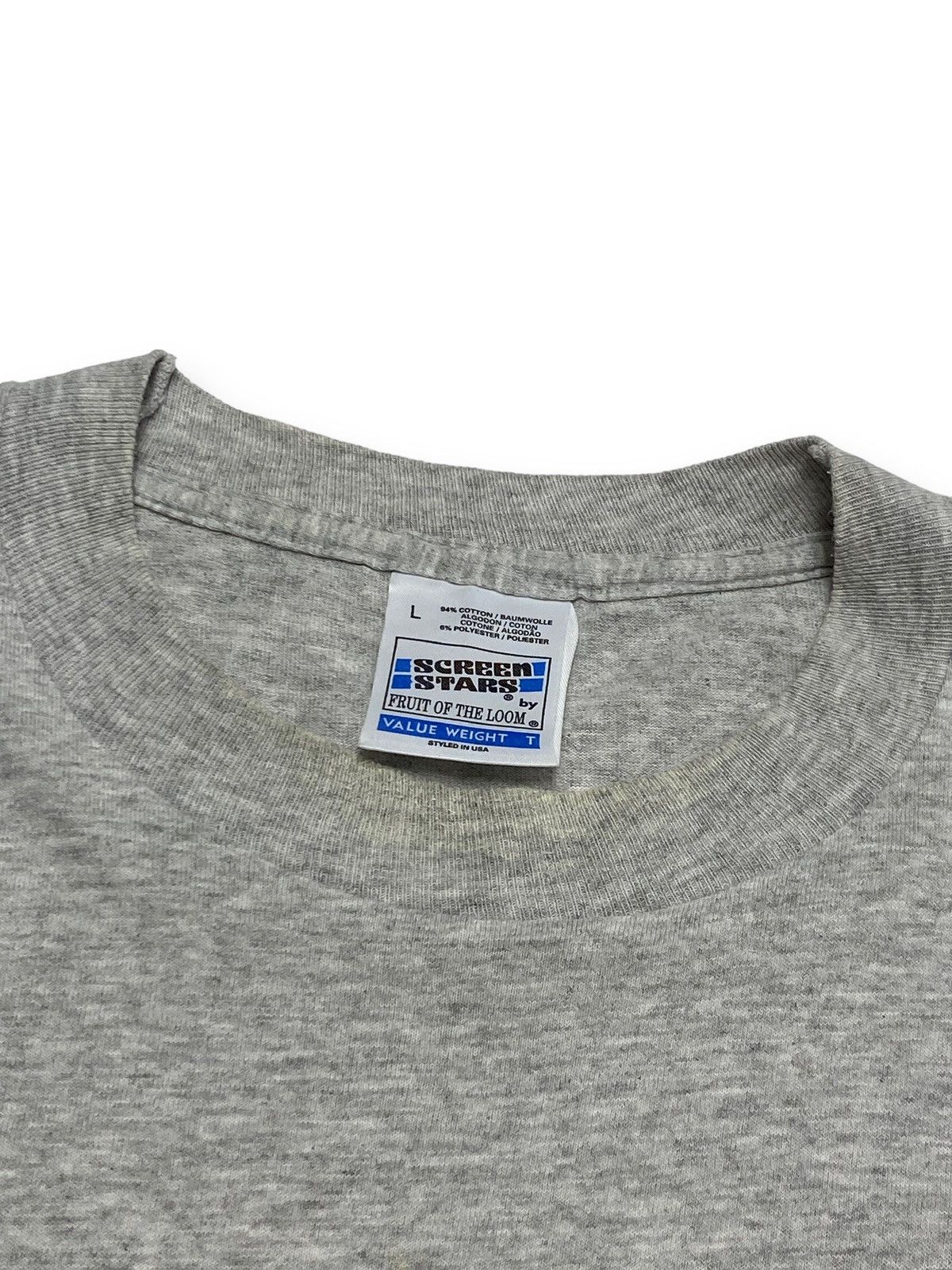 Architect 90s Vintage EDZELL Castle Grey Single Stitch T Shirt Size US XL / EU 56 / 4 - 4 Thumbnail
