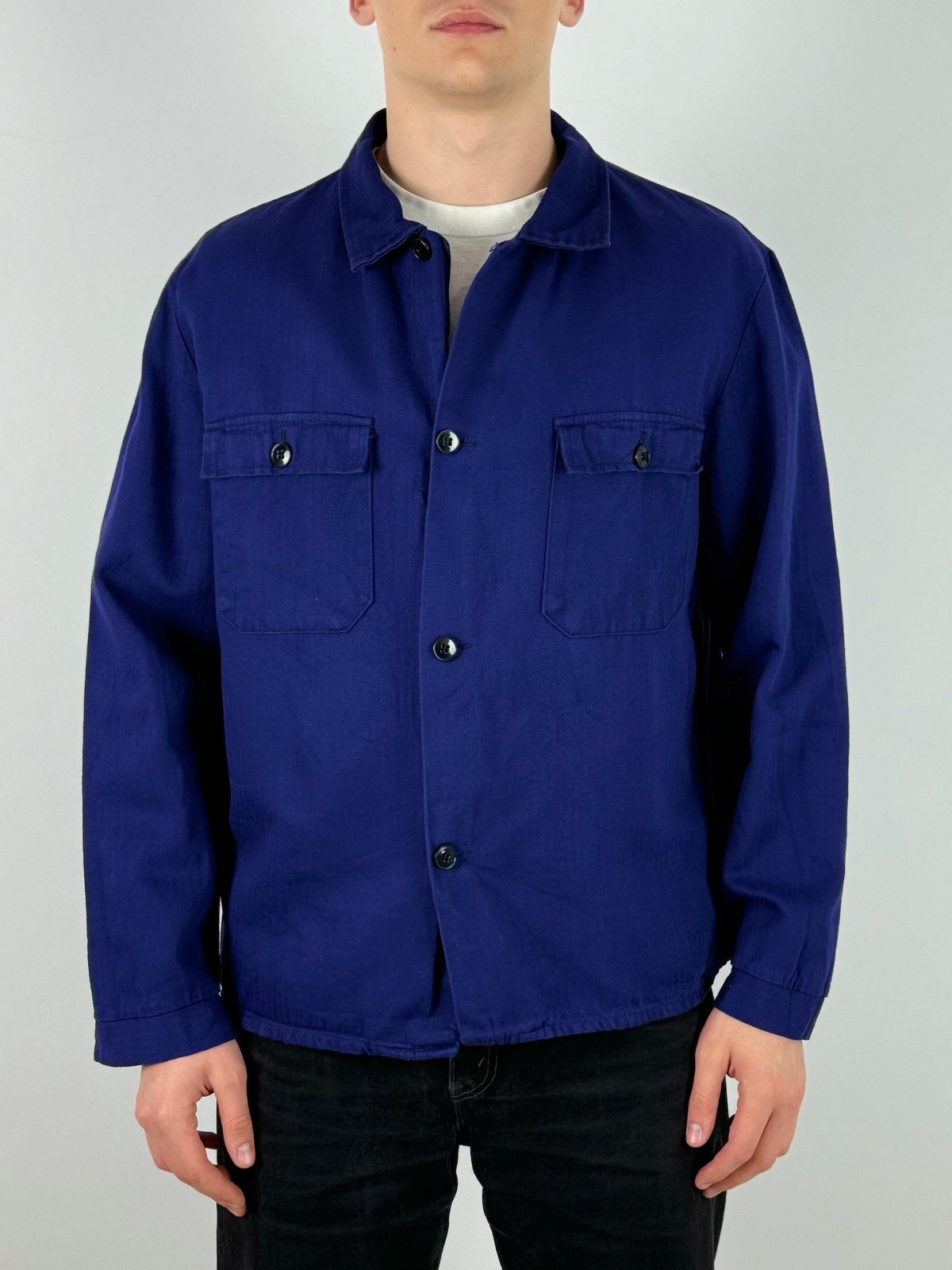 Vintage 70-80’s Vintage Lyofix Chest Pockets Work Jacket Size US L / EU 52-54 / 3 - 1 Thumbnail