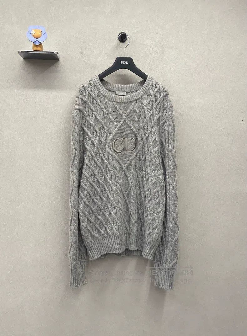 Dior Dior Grey sweater Size US XL / EU 56 / 4 - 1 Thumbnail
