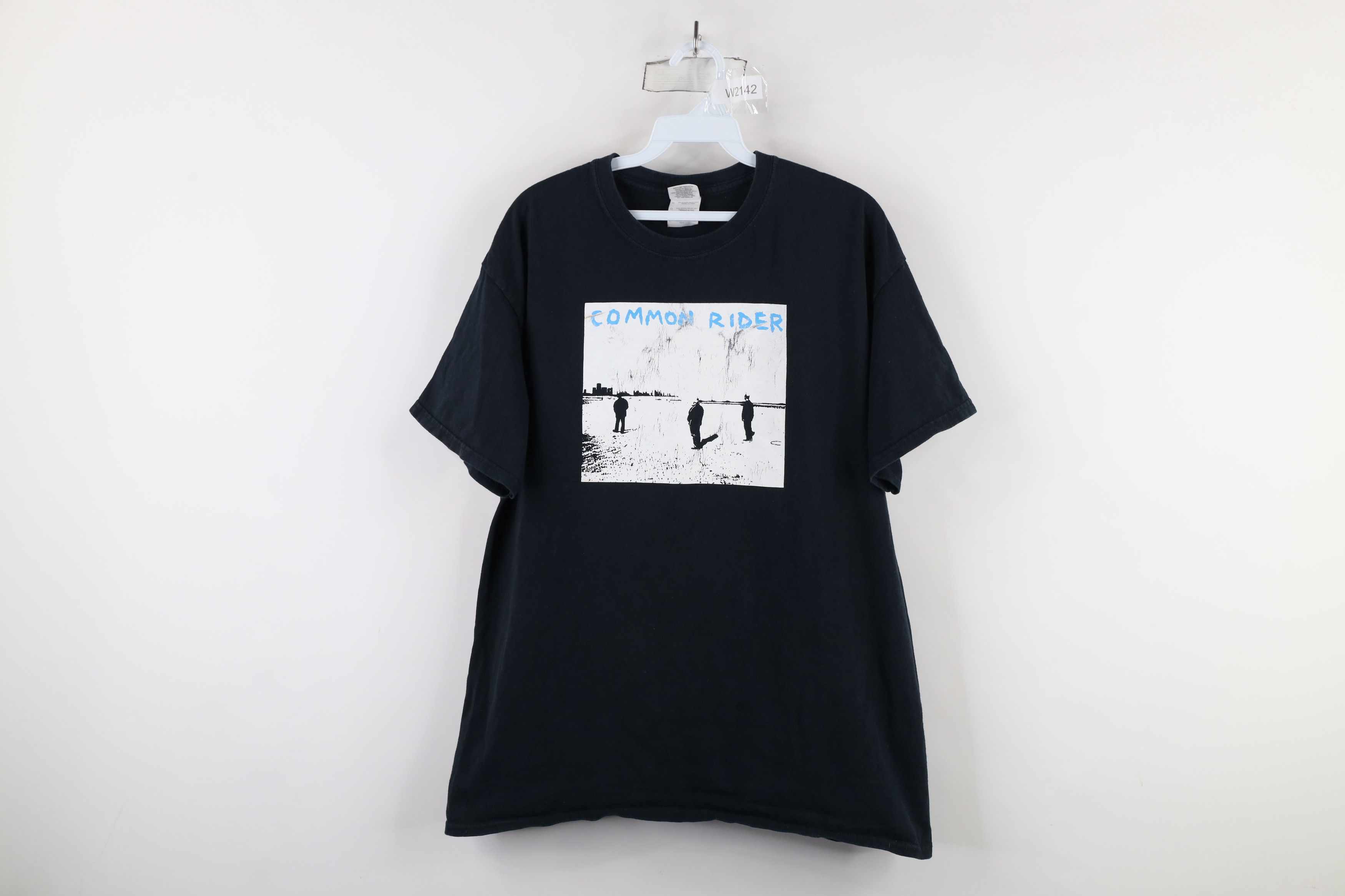 Vintage Y2K OP Ivy Common Rider Ska Band T-Shirt Black