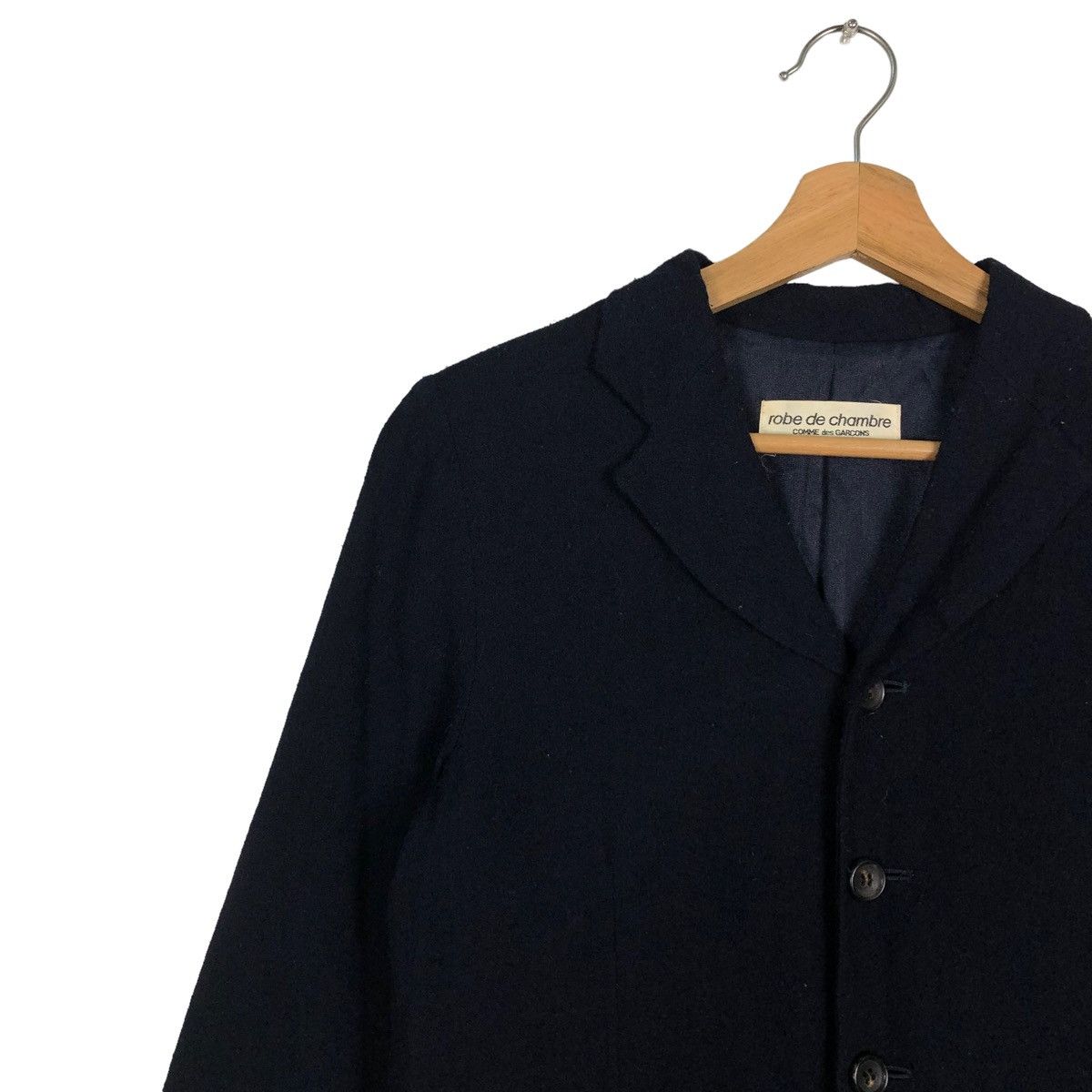 Comme des Garcons 🔥Vintage AD1996 Black Comme Des Garcons Robe De Chambre Size M / US 6-8 / IT 42-44 - 6 Thumbnail