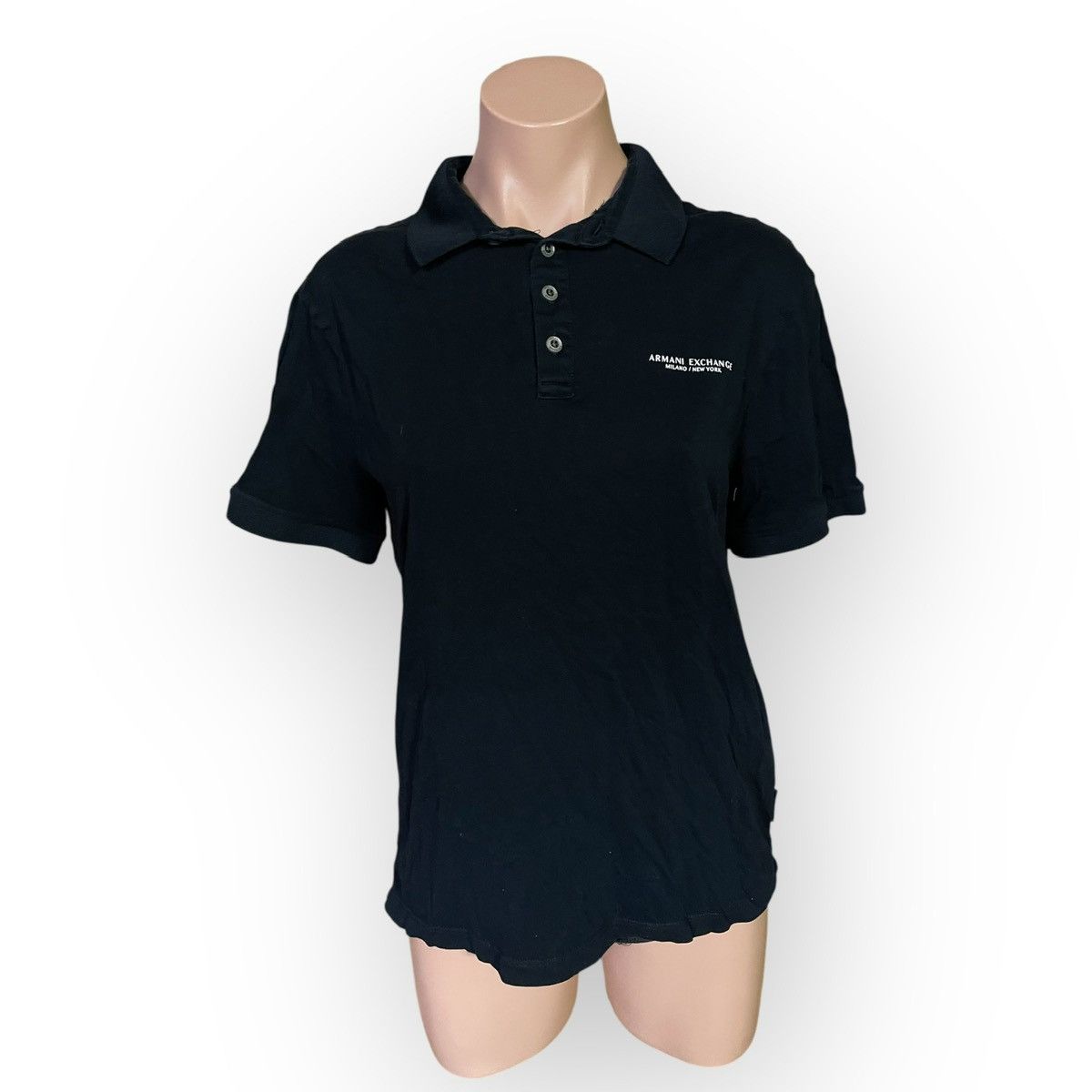 Armani Exchange Armani Exchange Men’s Small Black Milan/New York Jersey Polo Size US S / EU 44-46 / 1 - 1 Thumbnail
