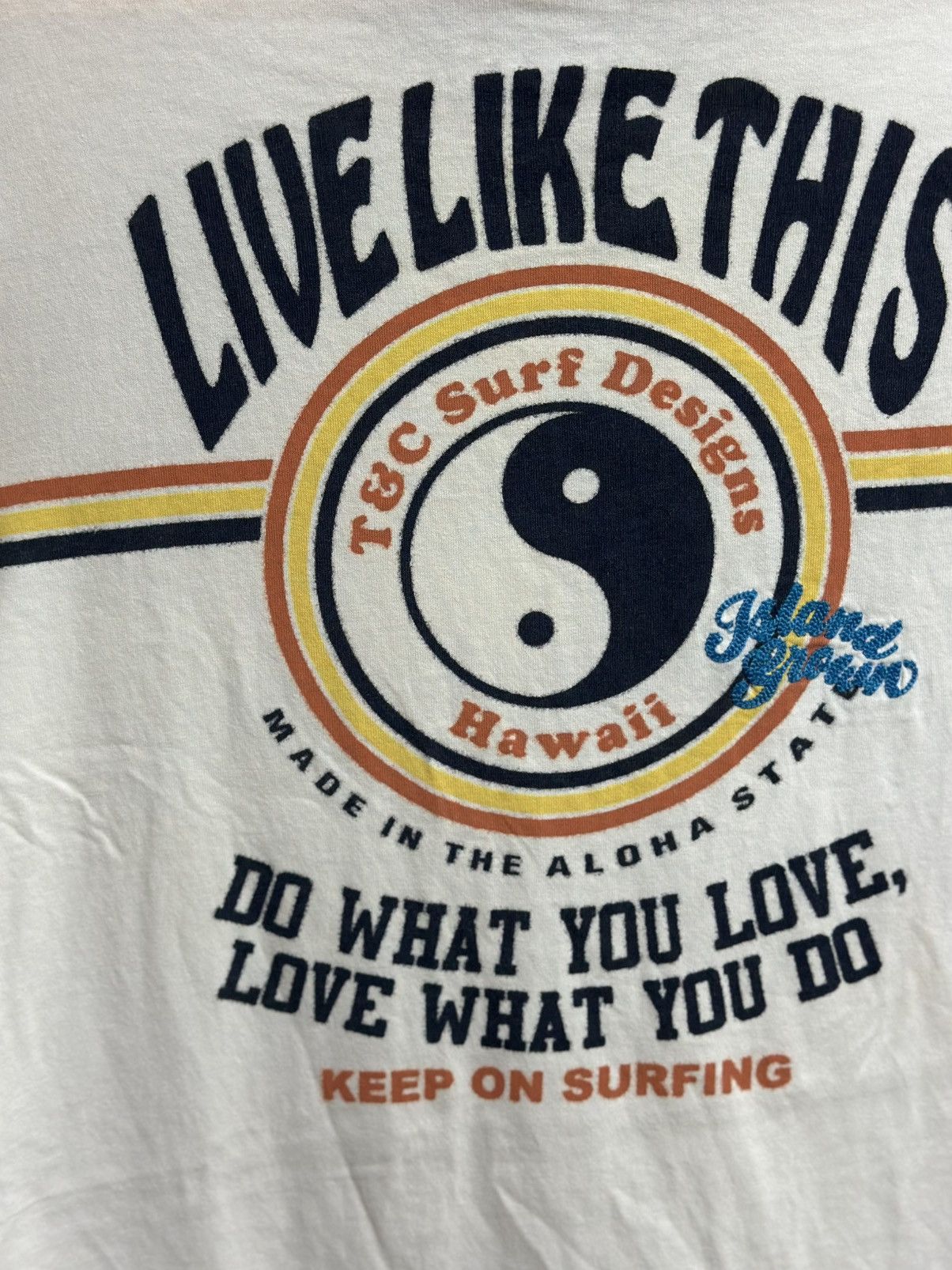 Vintage Vintage T&C Do What You Love, Love What You Do Faded Tee Size US L / EU 52-54 / 3 - 7 Thumbnail