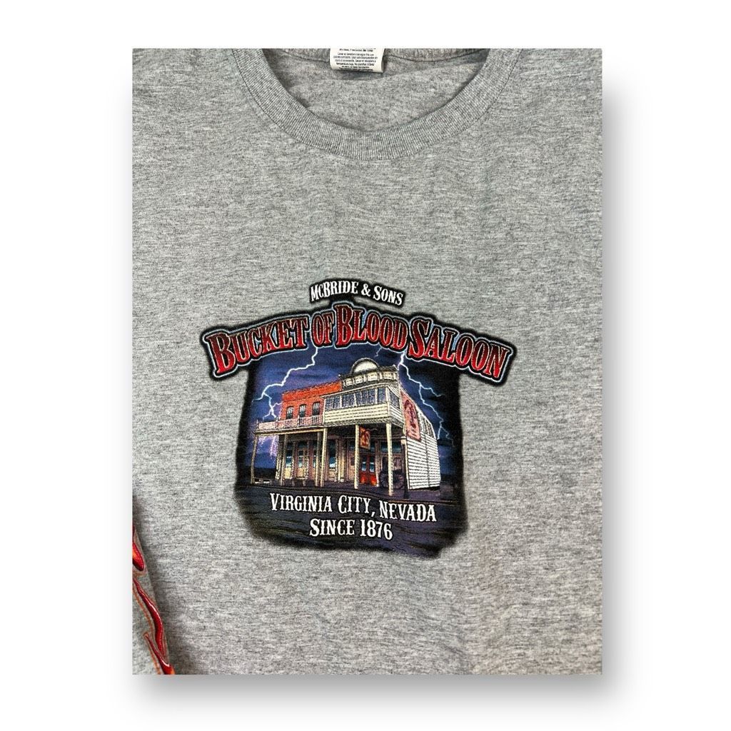 Fruit Of The Loom McBride & Sons Bucket Of Blood Heavy HD Fruit Of The Loom Long Sleeve T-Shirt XL Size US XL / EU 56 / 4 - 3 Thumbnail