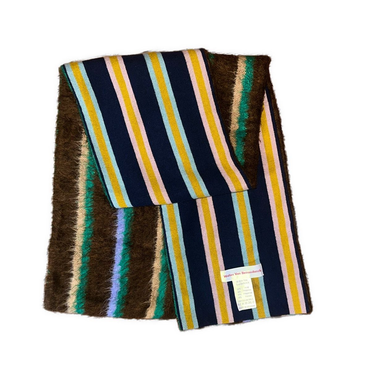 Walter Van Beirendonck Walter Van Beirendonck AW14 Crossed Crocodiles Growl scarf Size ONE SIZE - 2 Thumbnail