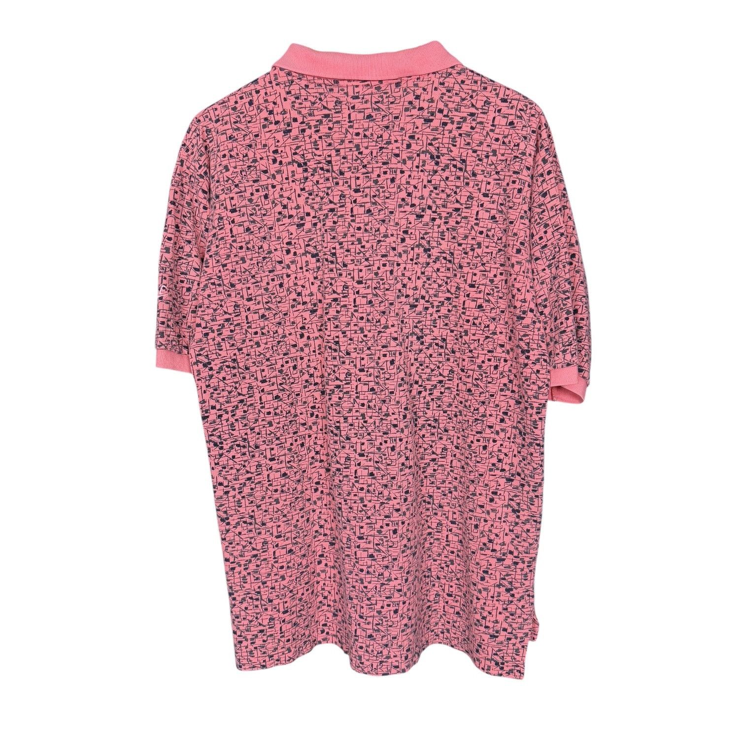 Nike Vintage Nike Polo Shirt Pink Abstract Pattern Geometric Sz M Size US M / EU 48-50 / 2 - 8 Thumbnail