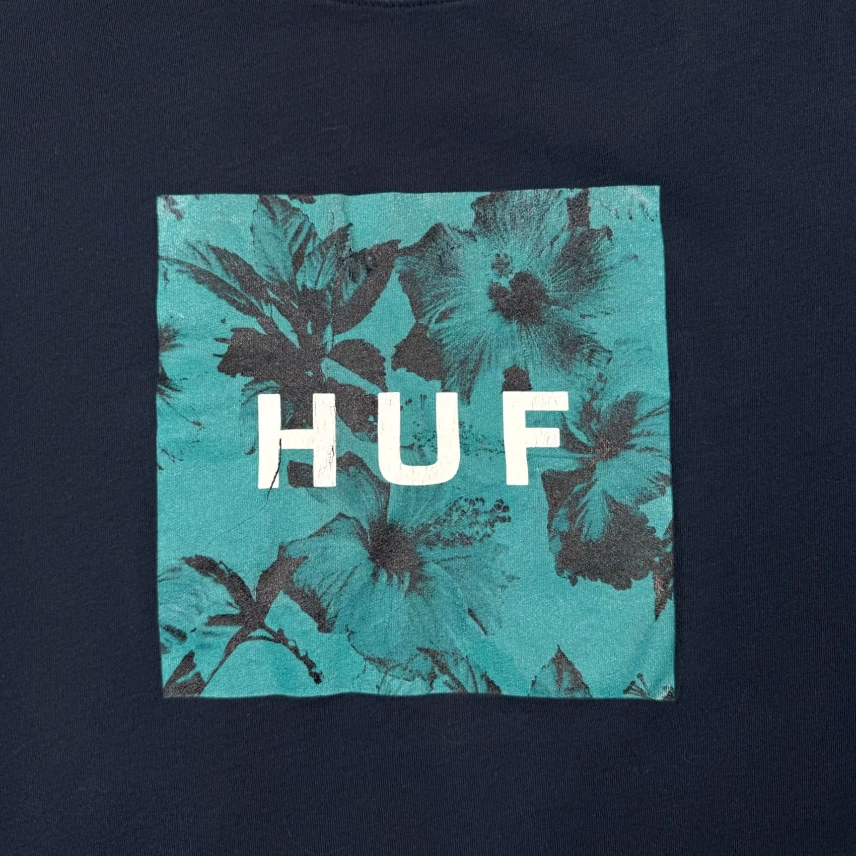 Huf HUF Shirt Men's Size S Blue Short Sleeve Floral Logo Skateboarding Size US S / EU 44-46 / 1 - 3 Thumbnail