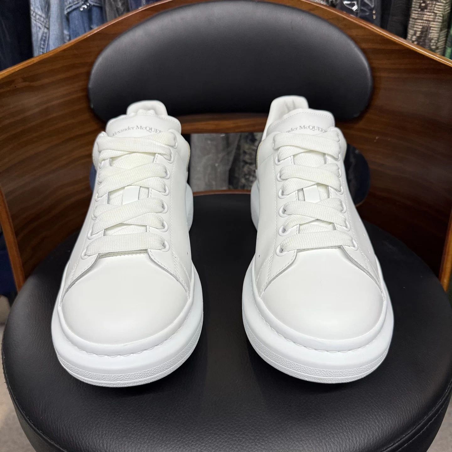 Alexander McQueen McQ Croc Gray Tail 43.5 Mint Original Box & Accs Size US 10.5 / EU 43-44 - 2 Thumbnail