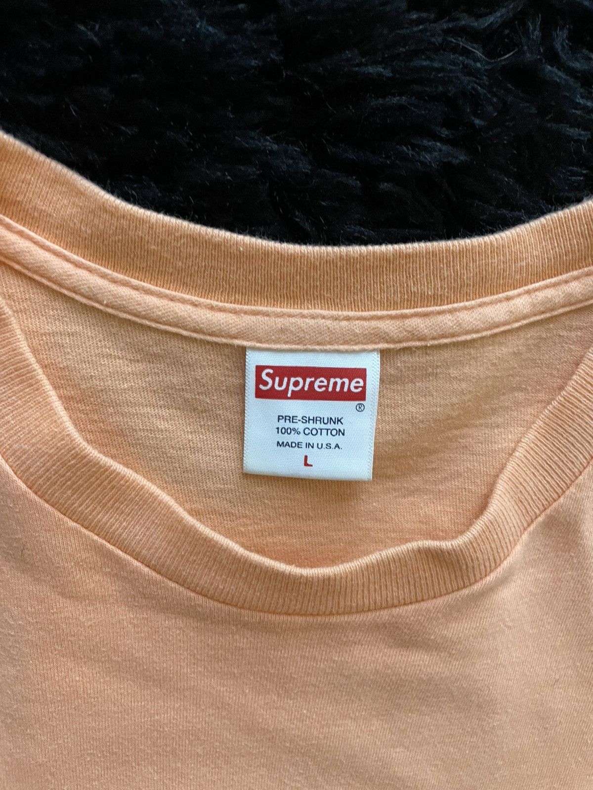 Supreme Supreme Chairs Logo Tee Peach Size US L / EU 52-54 / 3 - 3 Thumbnail