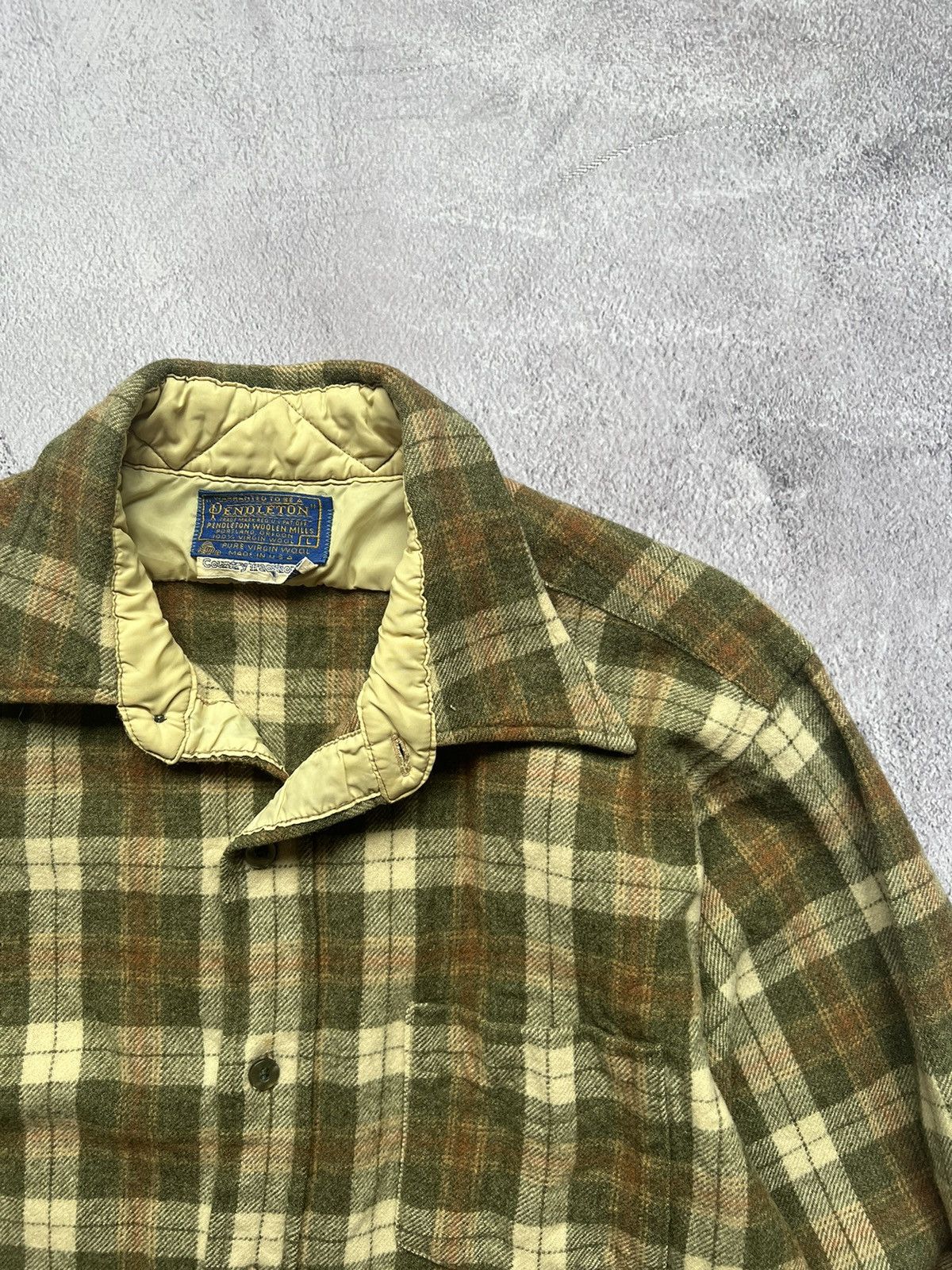 Pendleton × Vintage Vintage 80s 90s Pendleton Wool Over Shirt Size US S / EU 44-46 / 1 - 4 Thumbnail
