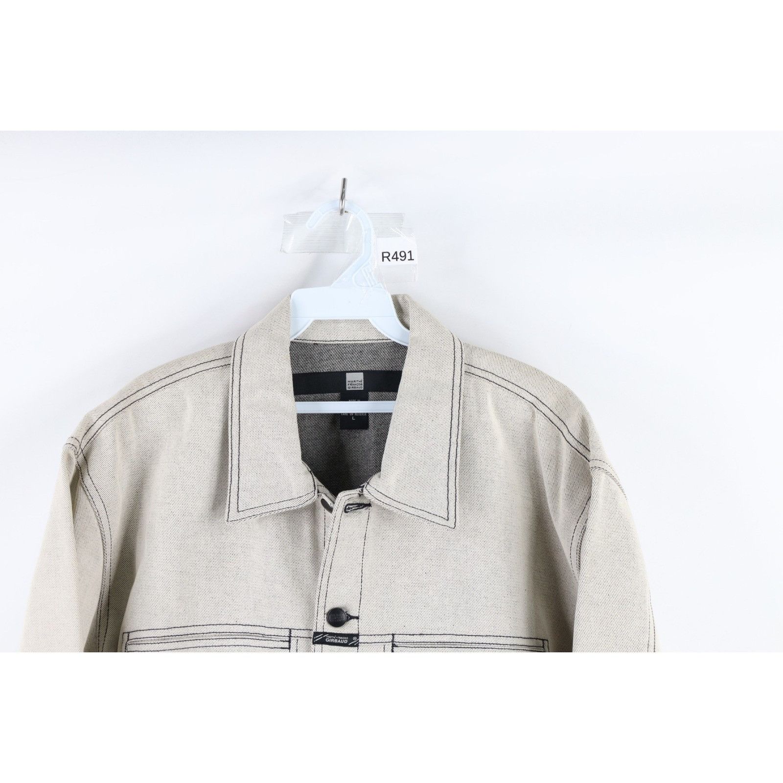 Marithe + Francois Girbaud × Vintage NOS Vintage 90s Marithe Francois Girbaud Denim Jean Jacket Size US L / EU 52-54 / 3 - 2 Thumbnail