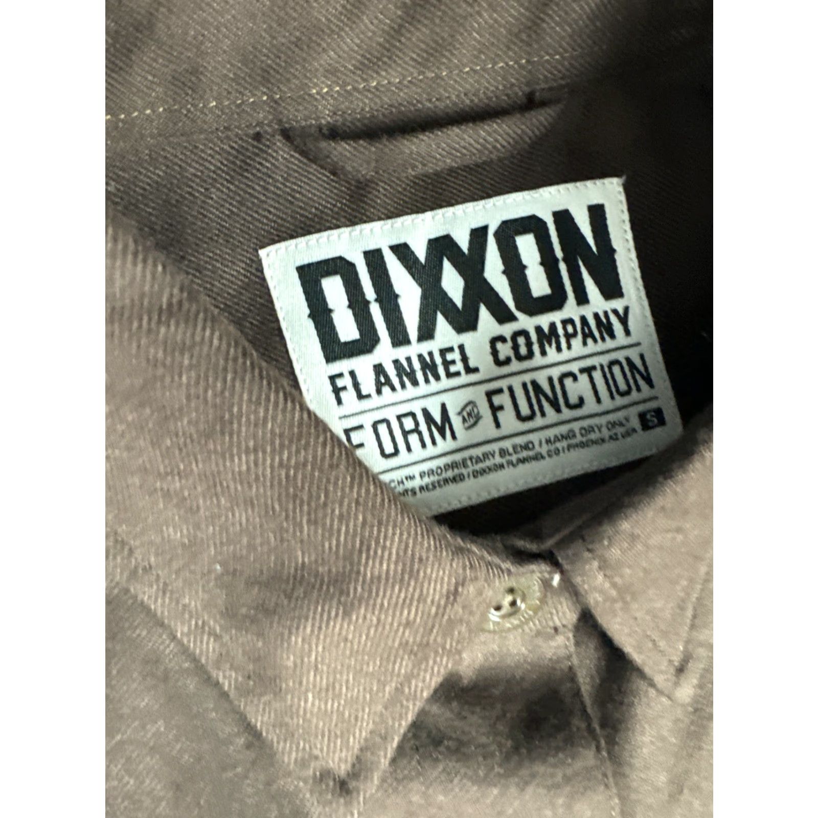 CO Dixxon Flannel Co Brown Form And Function Shirt Women’s Sz S Small Brown Flannel Button-Up Womens S Small 90s? Size S / US 4 / IT 40 - 2 Thumbnail