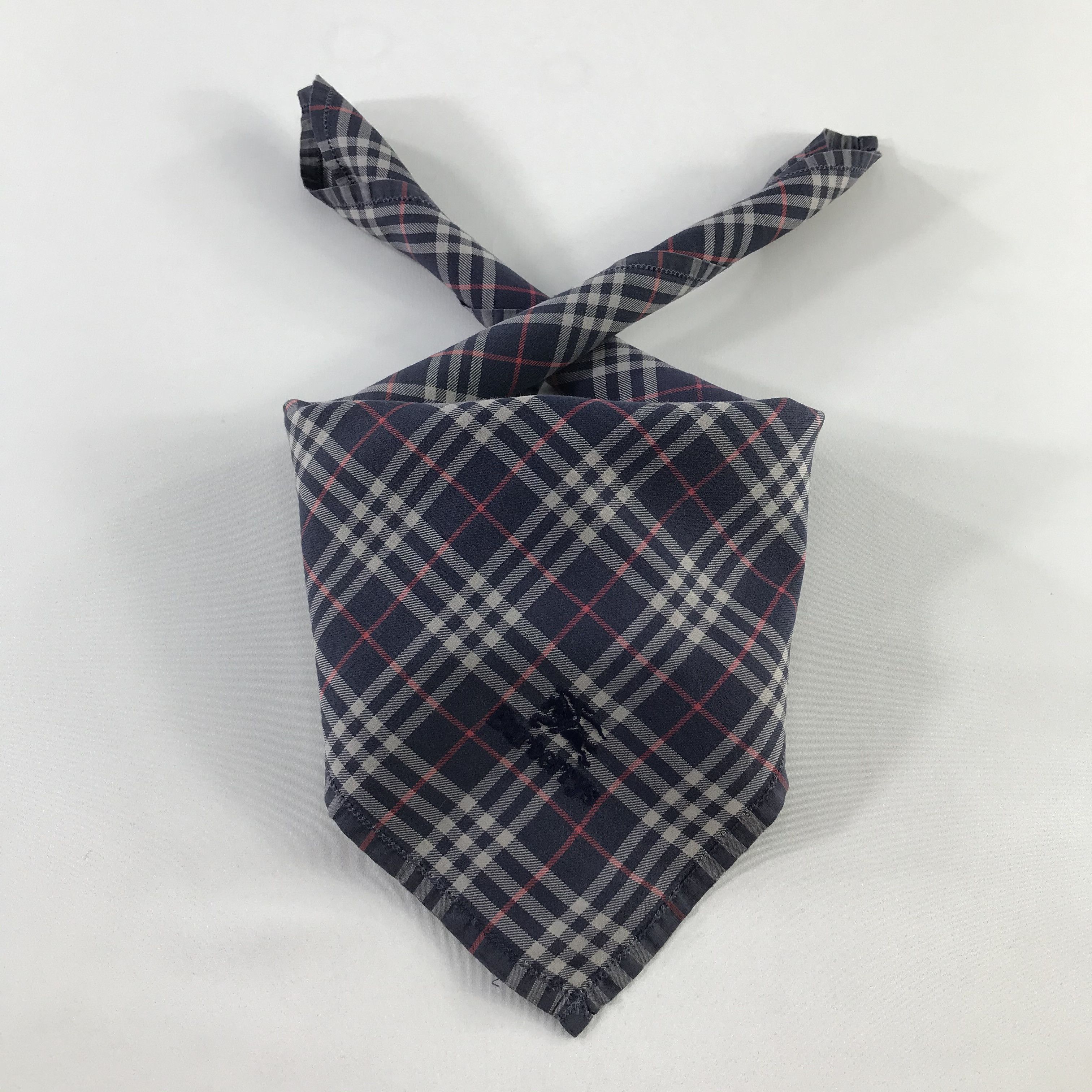 Burberry × Vintage Burberry Bandana / Handkerchief / Neckerchief - S821 Size ONE SIZE - 3 Thumbnail