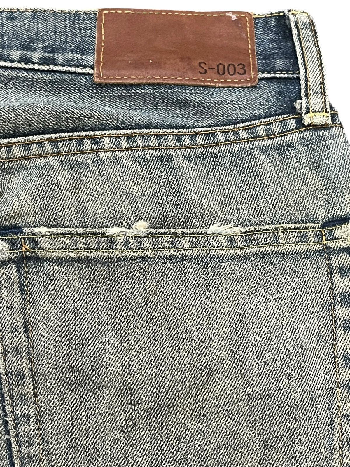 Uniqlo Vintage Uniqlo S-003 Mudwash Faded Distressed Denim Size US 31 - 7 Thumbnail