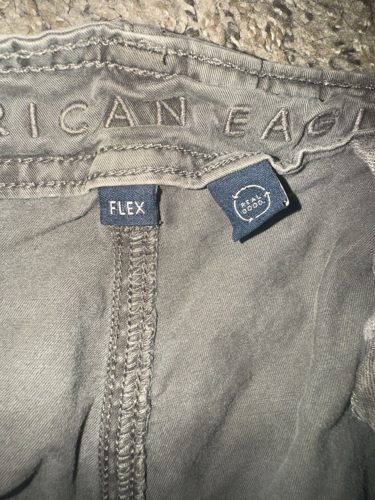 American Eagle Outfitters American Eagle Flex Lived-In Cargo Pants Olive Moss 36x32 Size US 32 / EU 48 - 10 Thumbnail