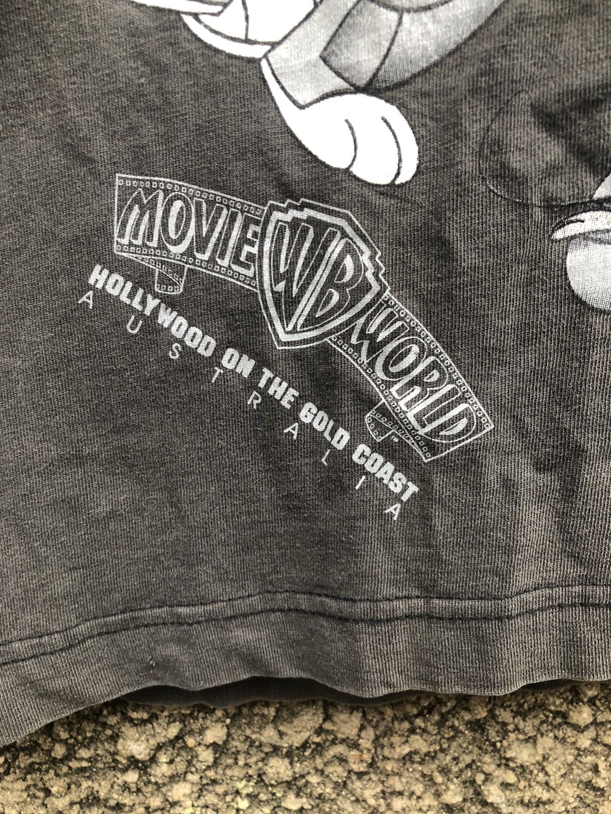 Cartoon Network × Vintage × Warner Bros Vintage 90s Warner Bros "I Survived" Faded Tshirt Tazmania Size US L / EU 52-54 / 3 - 5 Thumbnail