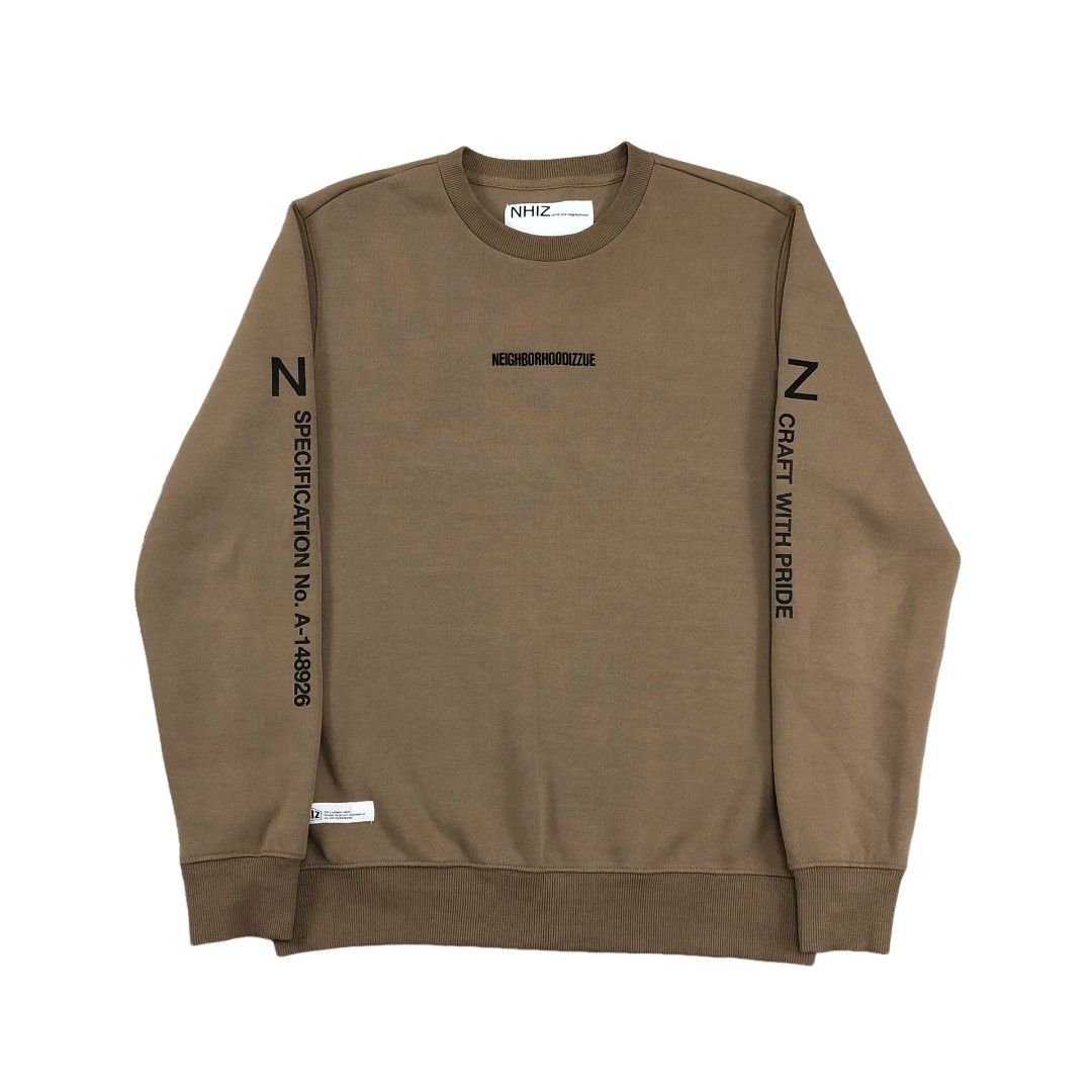 Neighborhood Neighborhood NHIZ Logo Print Sweatshirt Size M Size US M / EU 48-50 / 2 - 1 Thumbnail