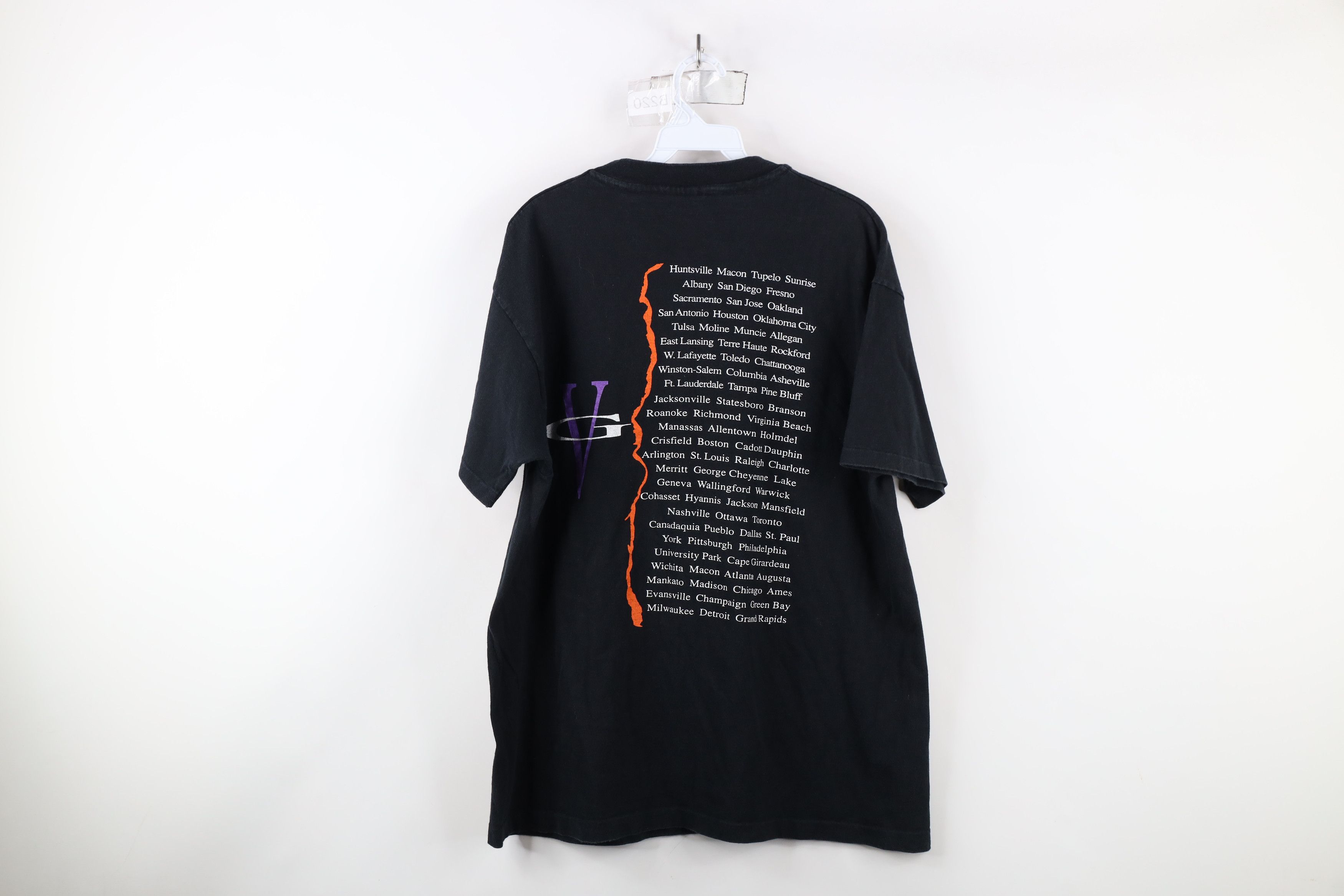 Vintage Vintage 90s Gill Band Short Sleeve T-Shirt Black Cotton USA Size US XL / EU 56 / 4 - 12 Thumbnail