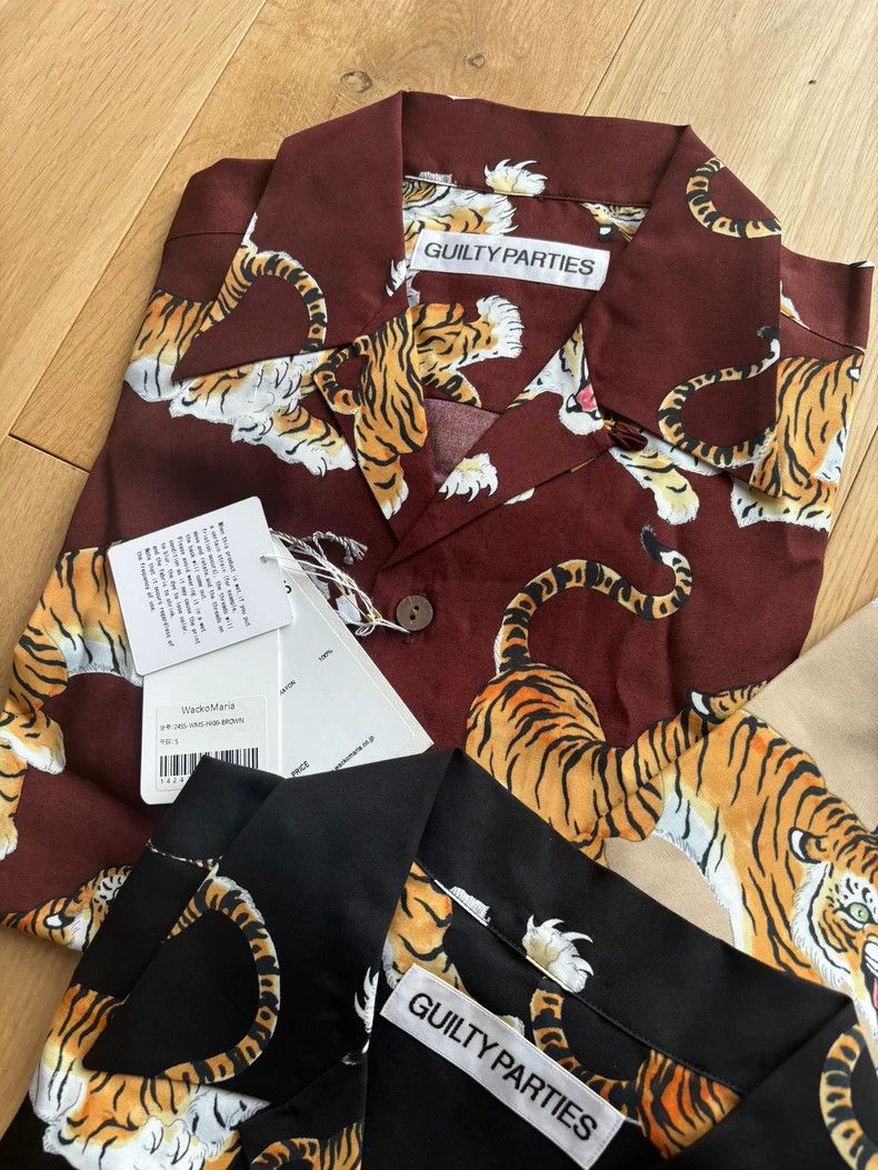 Wacko Maria wacko maria Rayon tiger short-sleeved shirt Size US M / EU 48-50 / 2 - 3 Thumbnail