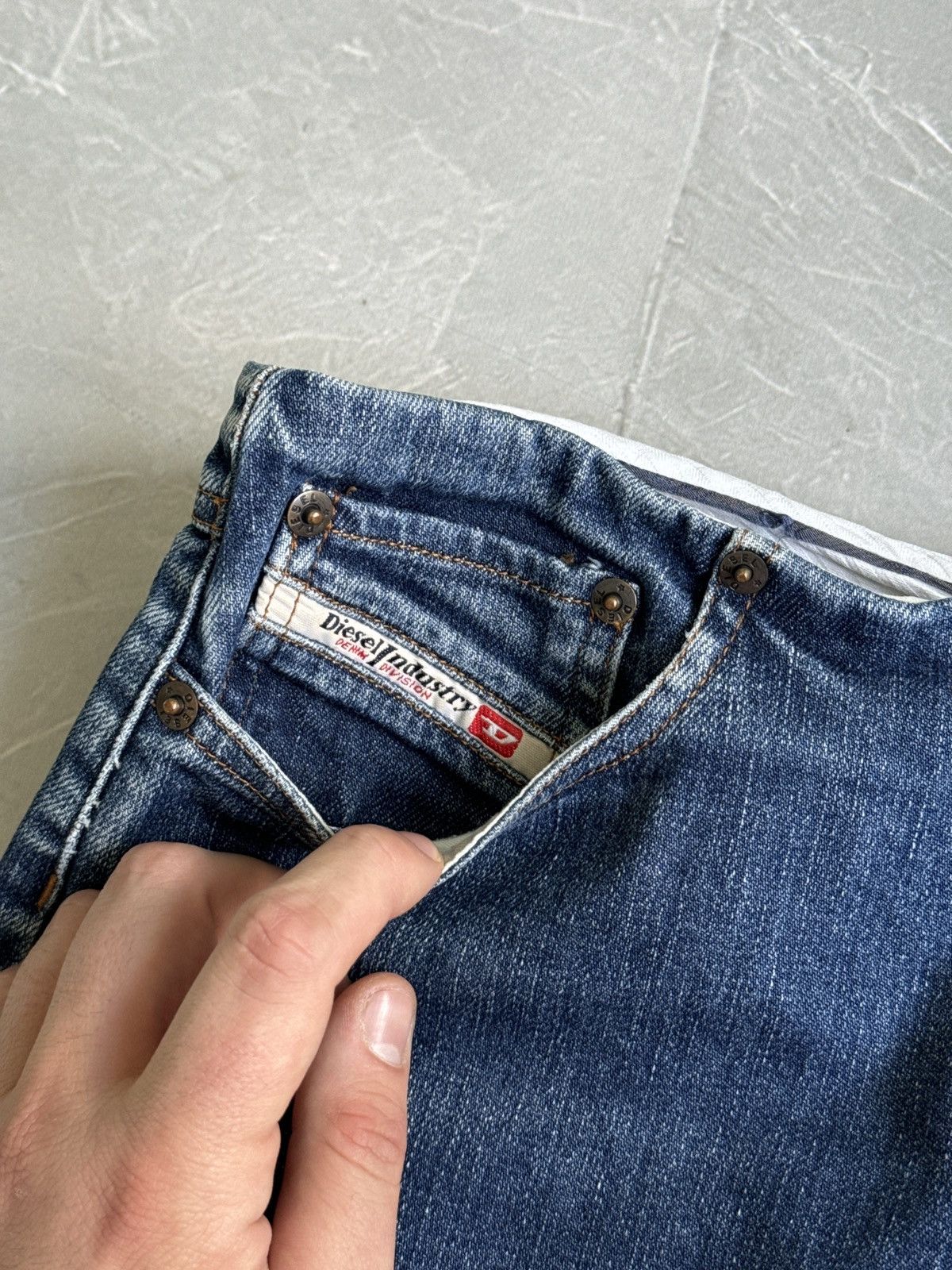 Diesel Vintage Diesel Low Waist Midi Skirt Denim Size 30" / US 8 / IT 44 - 7 Thumbnail
