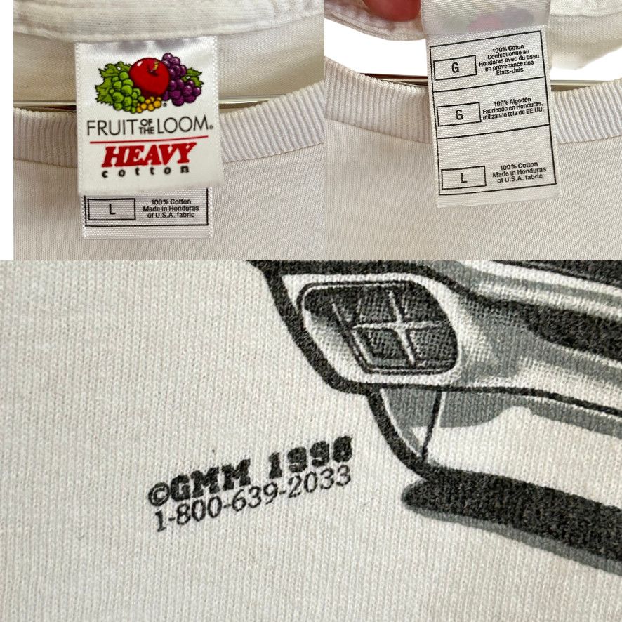 Vintage Vintage 1996 Pontiac Oakland Club American Muscle Car Tee Size US L / EU 52-54 / 3 - 6 Thumbnail
