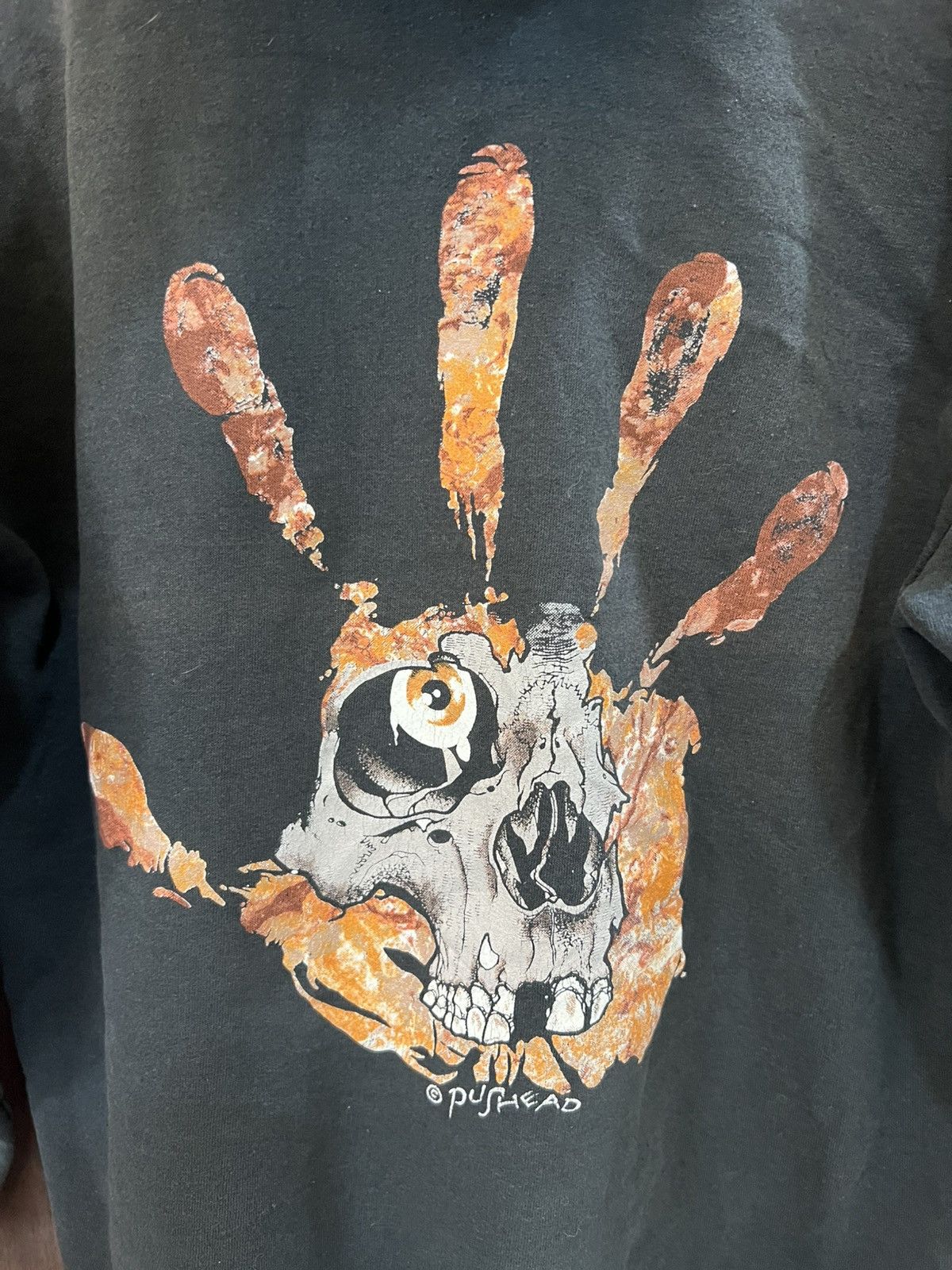 Vintage Vintage 90’s Pushead Hoodies Size US M / EU 48-50 / 2 - 2 Thumbnail