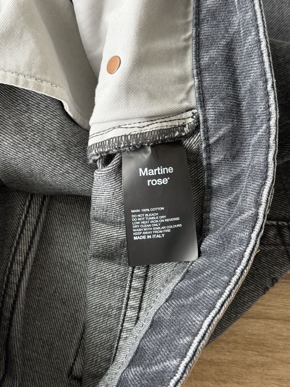 Martine Rose Martine Rose Open Fly Denim Size US 33 - 8 Thumbnail