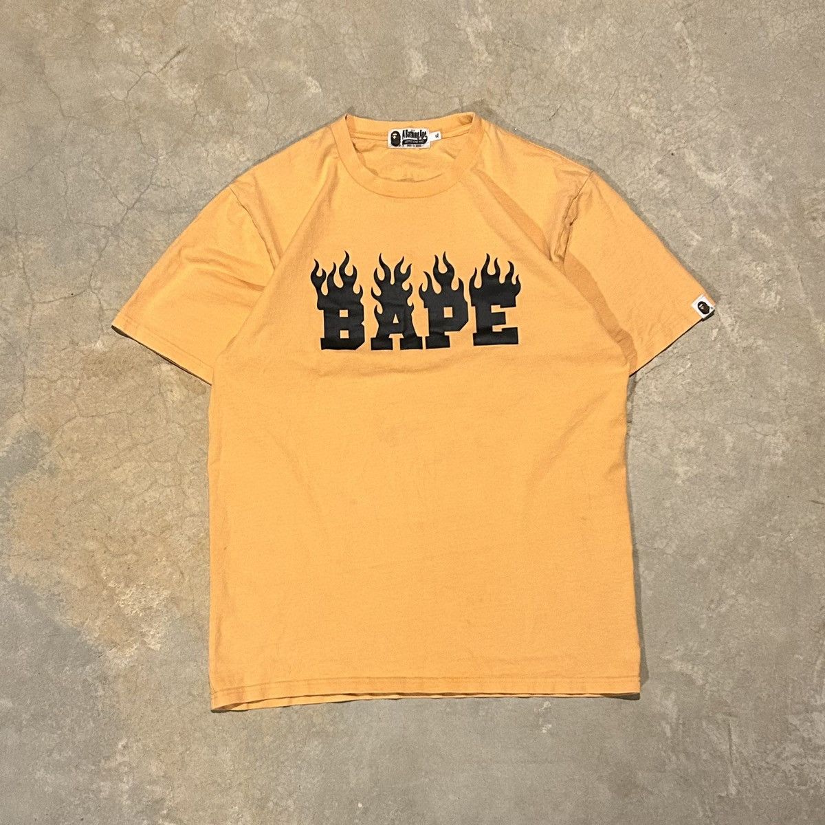 Bape Bape Neon Color Flame Logo Tee Size US L / EU 52-54 / 3 - 1 Thumbnail