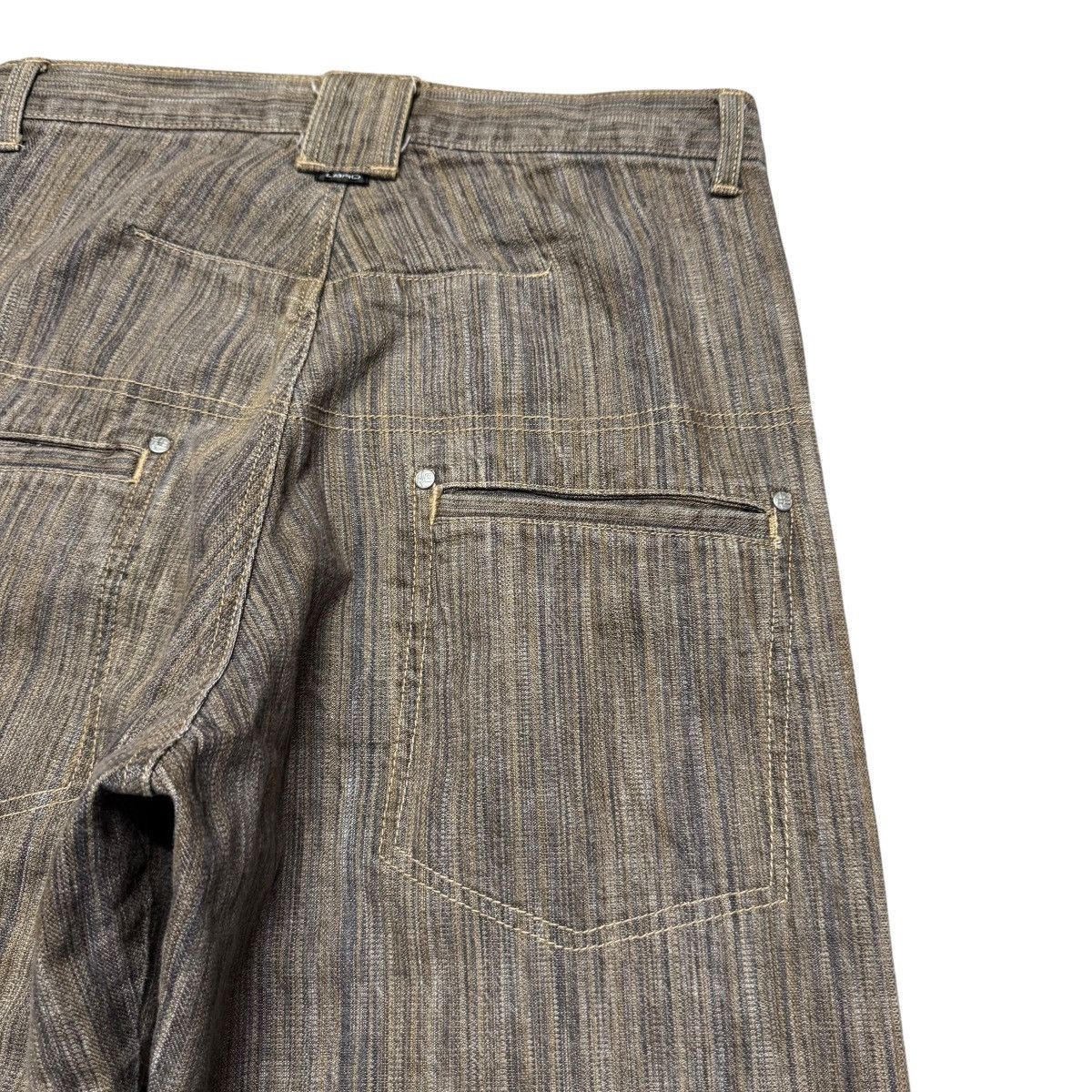 Japanese Brand LBRD Striped Denim Baggy Jeans Size US 30 / EU 46 - 12 Thumbnail