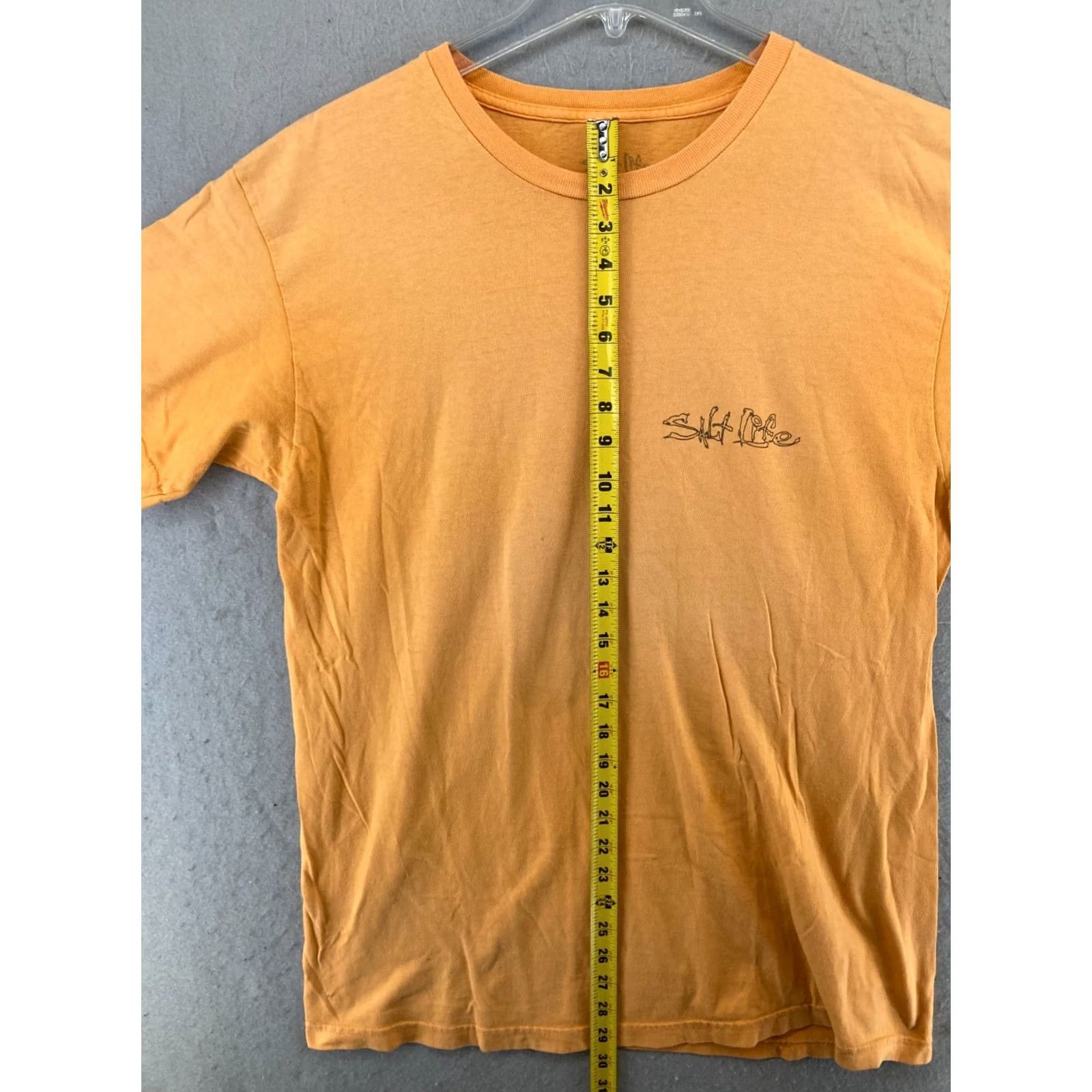 Vintage Salt Life Mens TShirt Large Yellow The Real Deal Fishing Outdoor Size US L / EU 52-54 / 3 - 3 Thumbnail