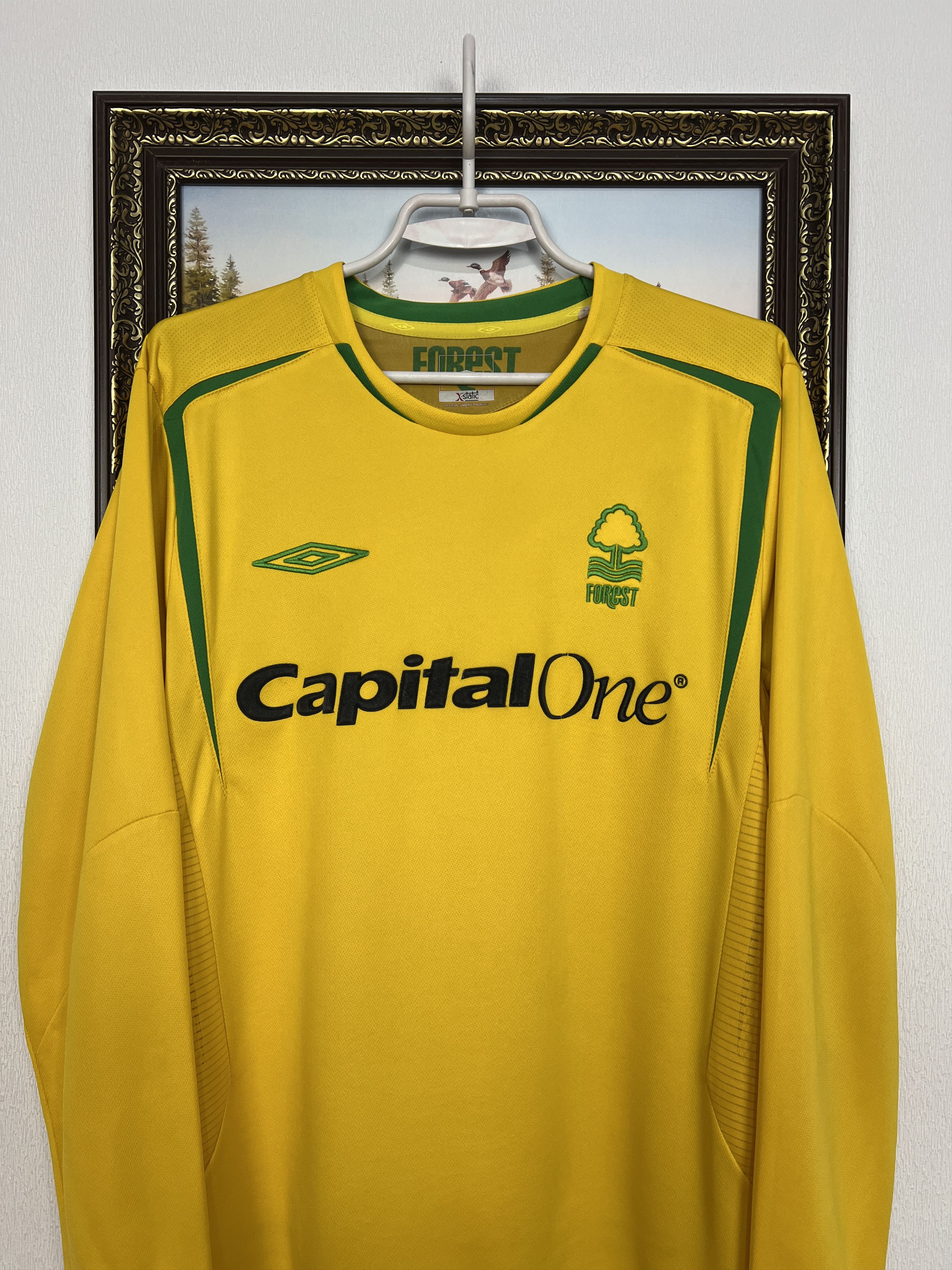 Umbro Nottingham Forest football shirt Soccer Long Sleeve Jersey Size US L / EU 52-54 / 3 - 2 Thumbnail