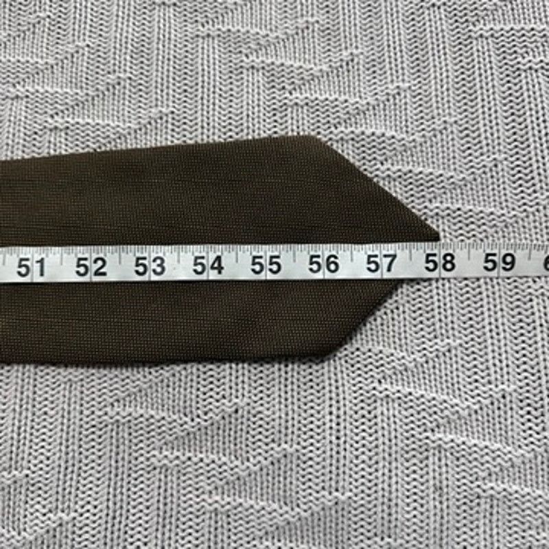 Burberry Vintage Burberry brown textured silk tie Size ONE SIZE - 6 Thumbnail