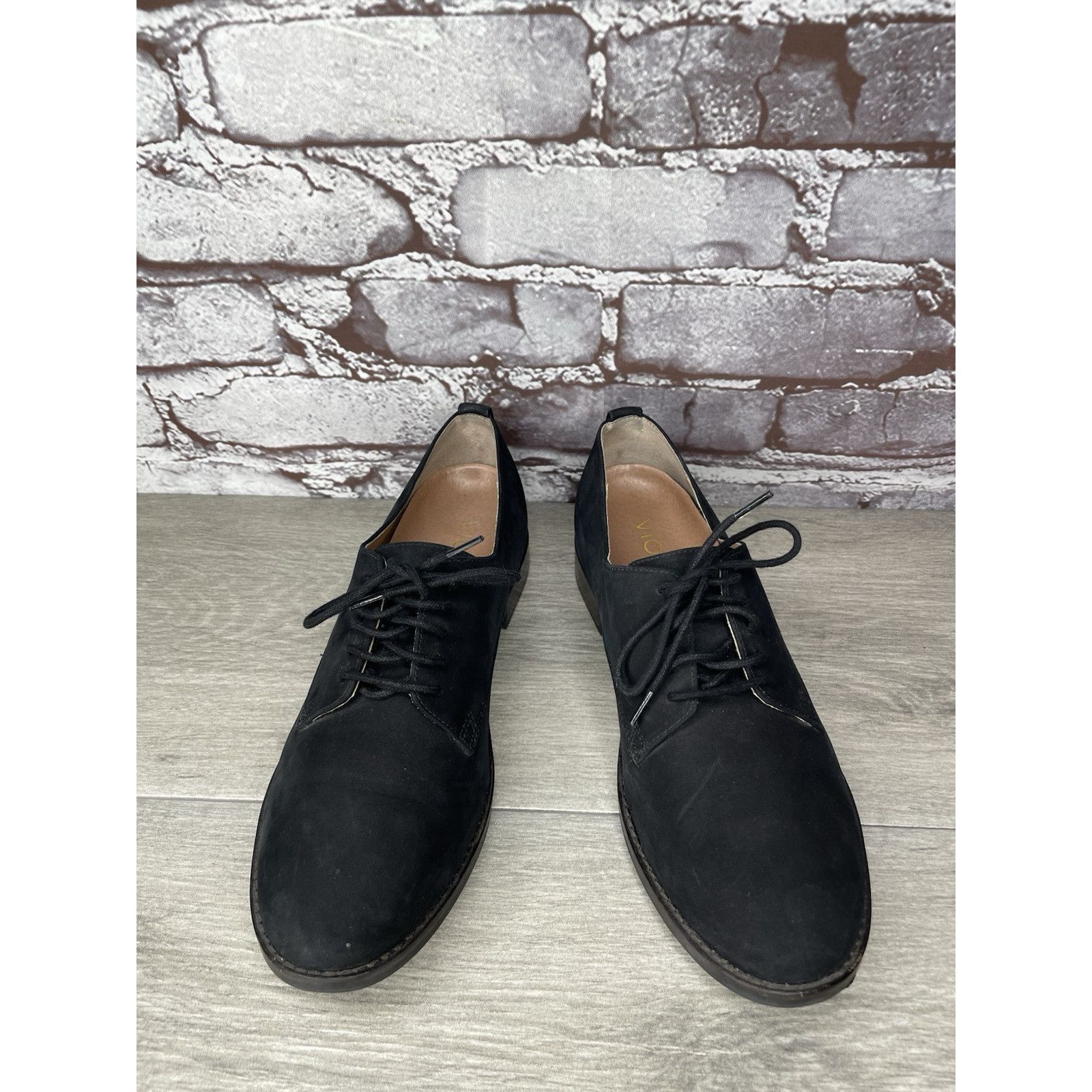 Other Vionic Weslyn Black Leather Oxfords Comfort Casual Shoes Wom Size US 6.5 / IT 36.5 - 19 Thumbnail