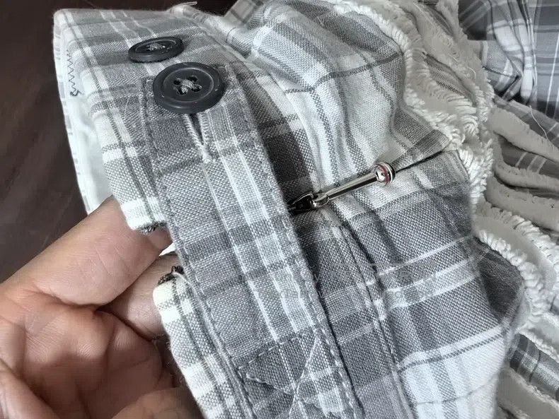 Other Thom Browne Gray and White Plaid Pleated Skirt Size 25" / US 0 / IT 36 - 5 Thumbnail