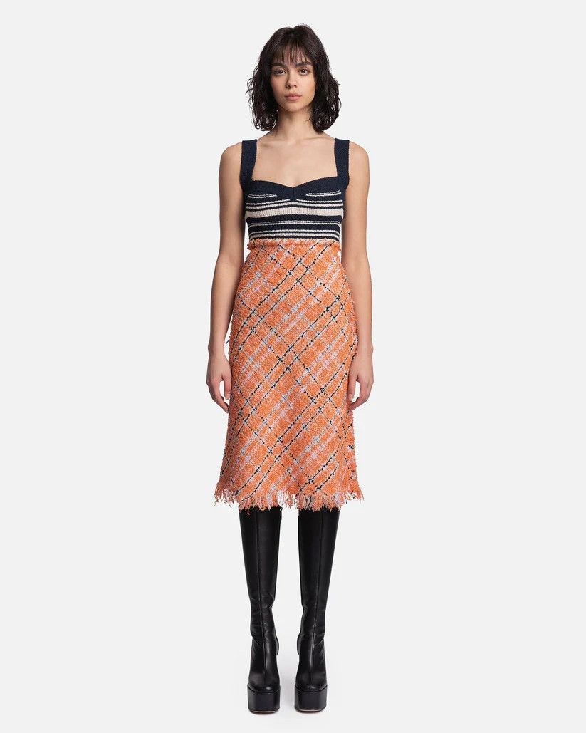 Marni o1y1025 Midi Dress in Multicolor Size S / US 4 / IT 40 - 1 Thumbnail