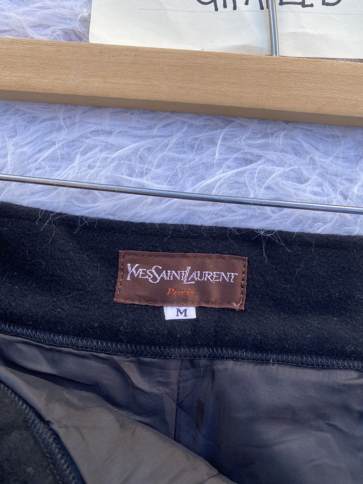 Yves Saint Laurent Rare Vintage Yves Saint Laurent YSL Wool Skirt Size 25" / US 0 / IT 36 - 10 Thumbnail