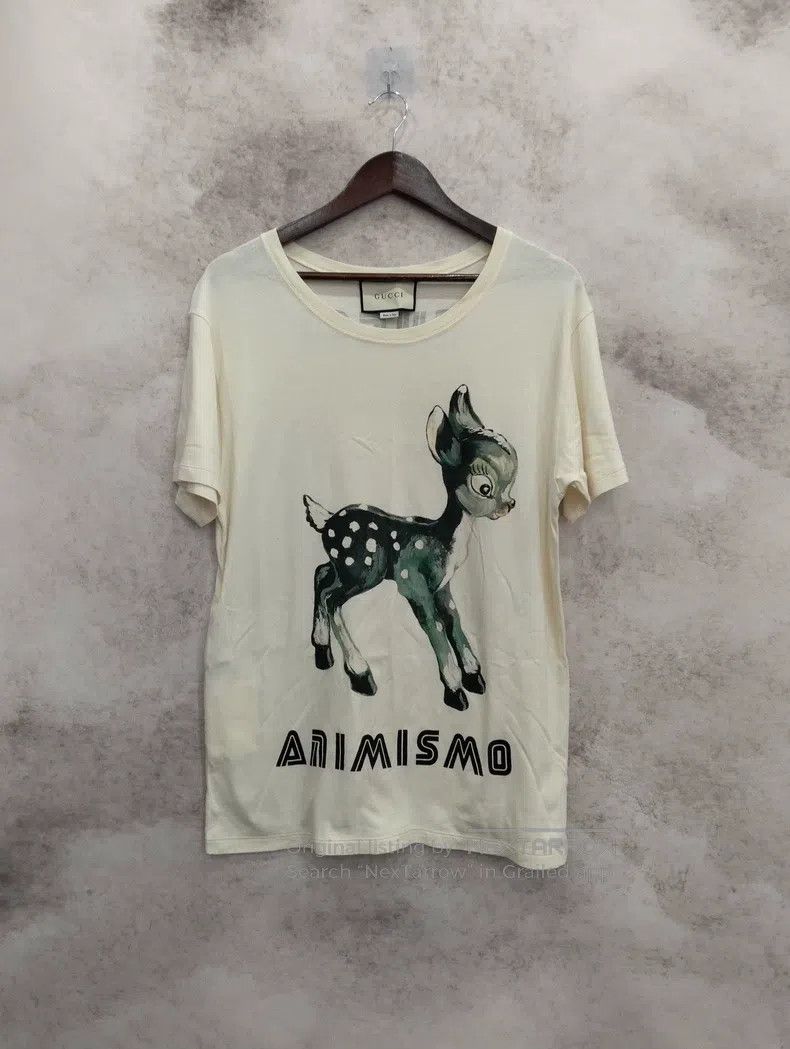 Gucci Gucci Deer short-sleeved T-shirt Size US S / EU 44-46 / 1 - 1 Thumbnail