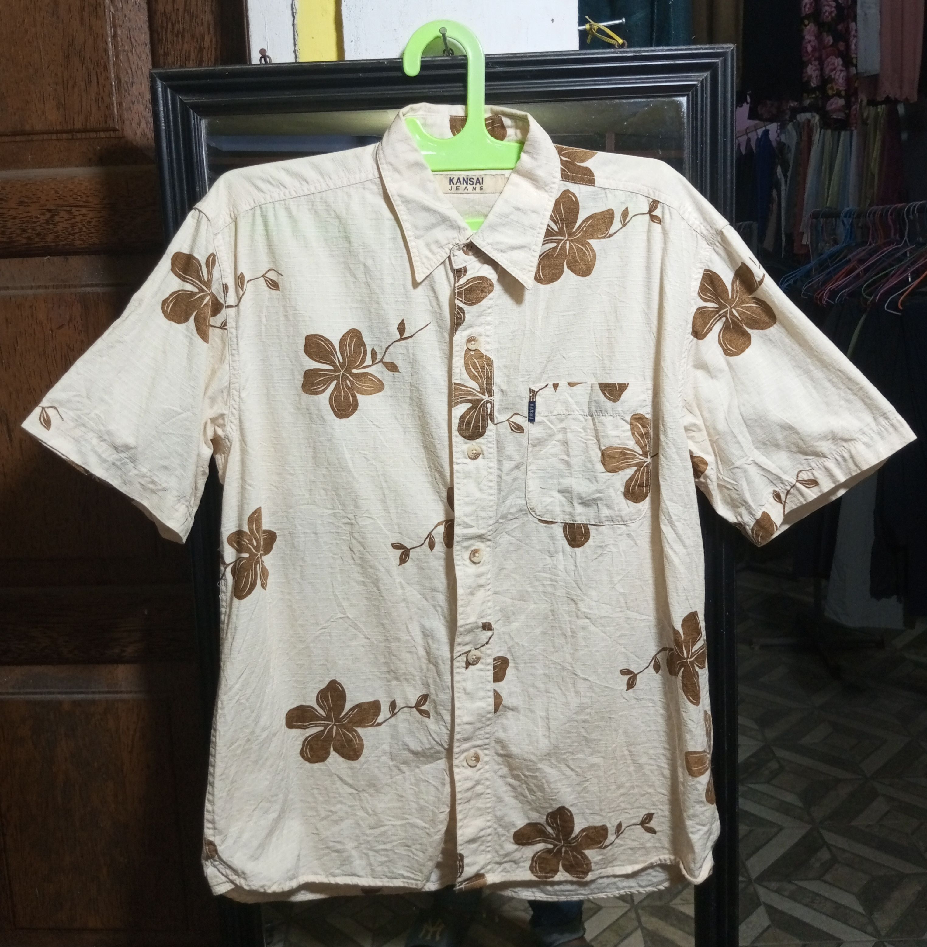 Kansai Yamamoto Vintage kansai jeans floral button up shirt Size US M / EU 48-50 / 2 - 1 Thumbnail