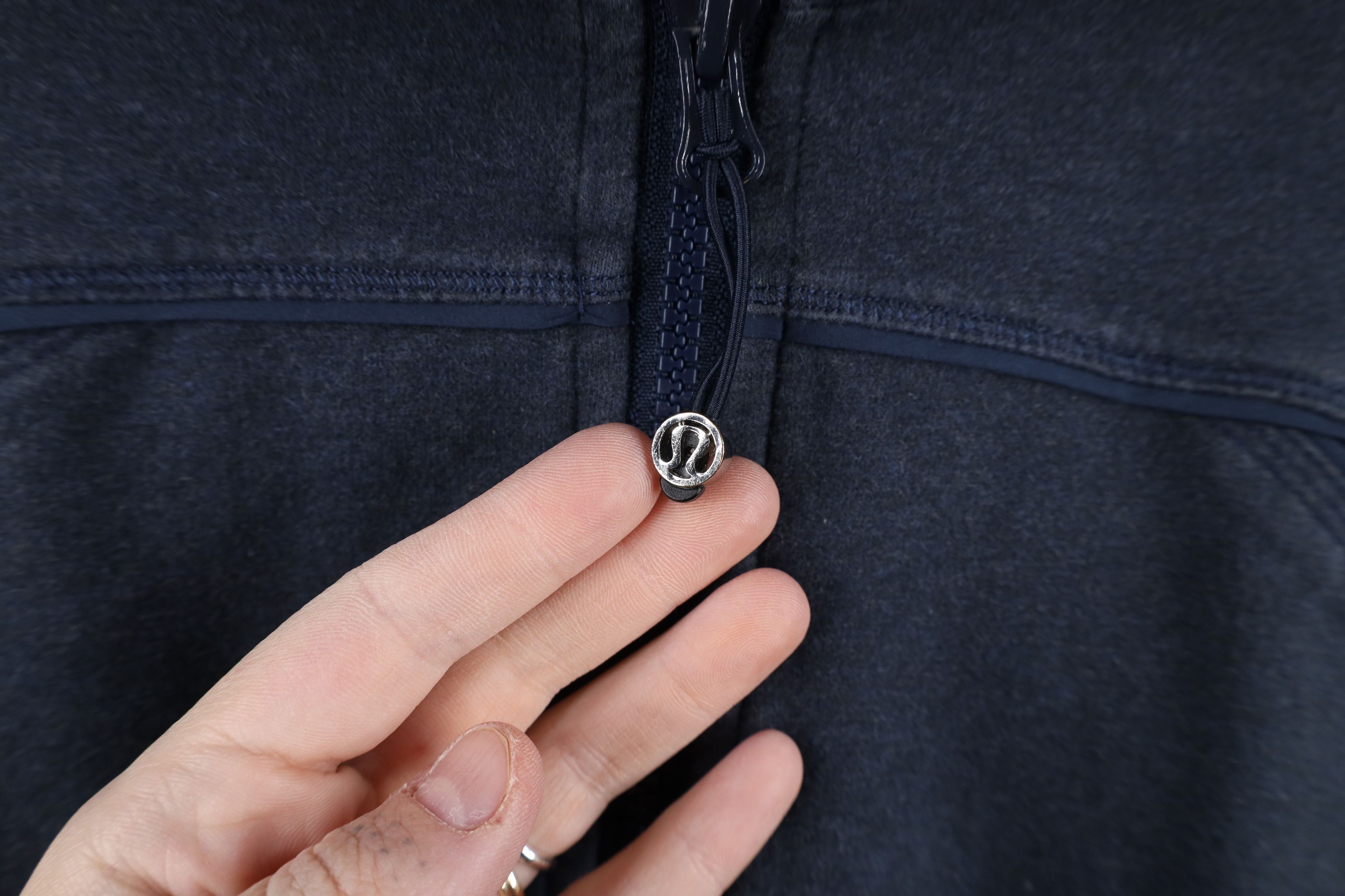Lululemon × Vintage Lululemon Faded Full Zip Scuba Hoodie Sweatshirt Dark Blue Size M / US 6-8 / IT 42-44 - 6 Thumbnail