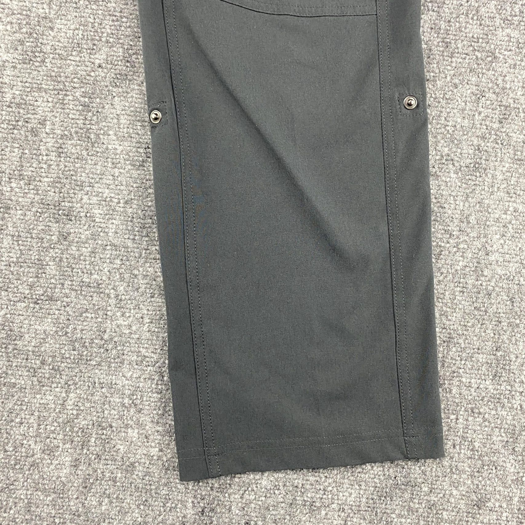 Vintage Kuhl Pants Womens 36x32 Gray Cargo Hiking Outdoor Adjustable Waist Stretch Size 24" / US 00 / IT 34 - 3 Thumbnail