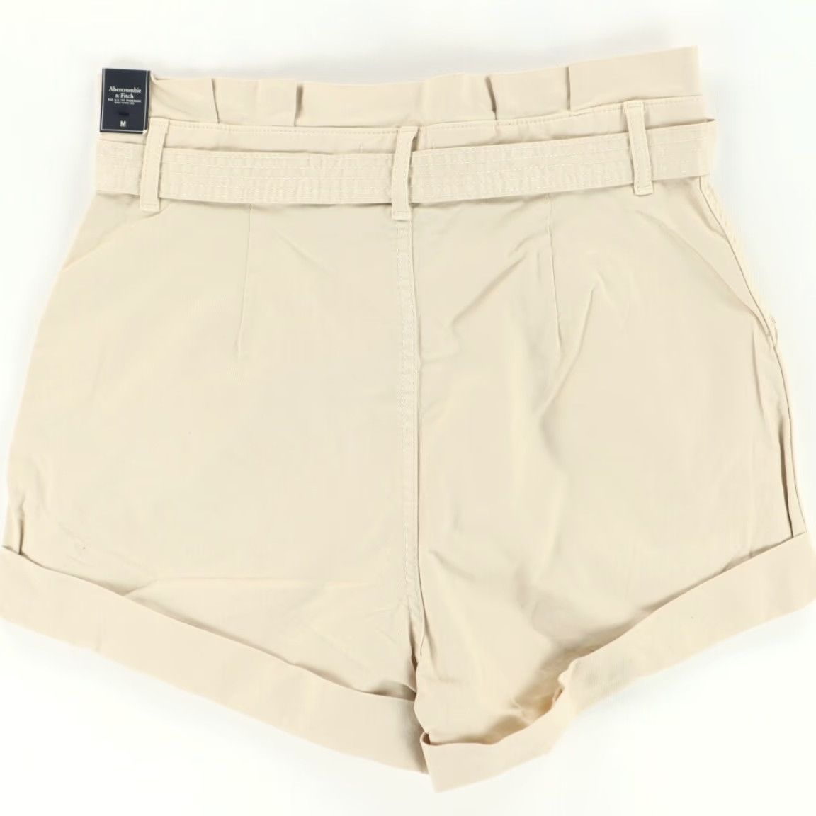 Abercrombie & Fitch Abercrombie & Fitch Stretch High Rise Chino Shorts Beige Women's M Size 32" / US 10 / IT 46 - 4 Thumbnail
