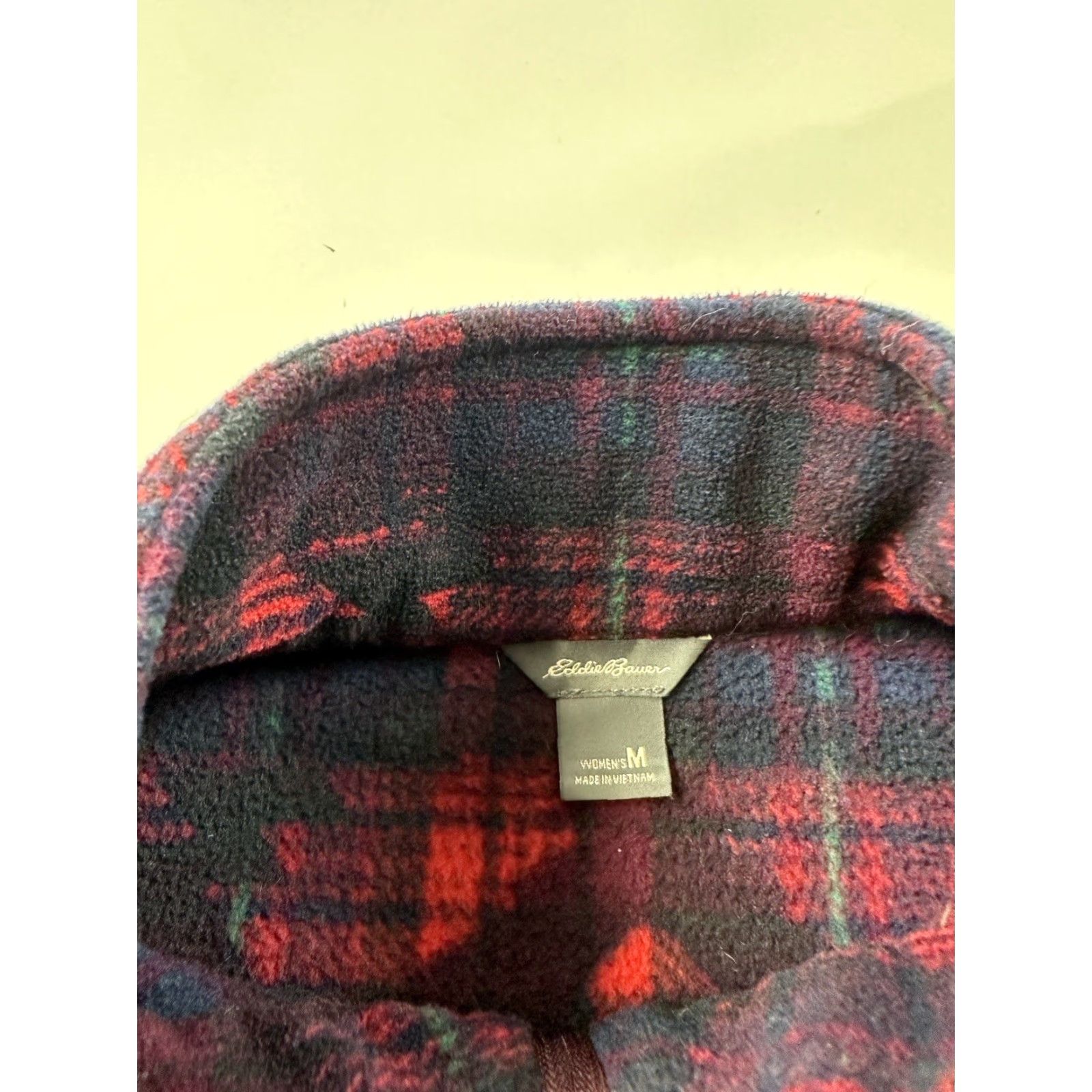Eddie Bauer Eddie Bauer Sweatshirt Women’s M Plaid Tribal 1/4 Zip Fleece Pullover Multicolor Activewear Menus Womens Size M / US 6-8 / IT 42-44 - 2 Thumbnail