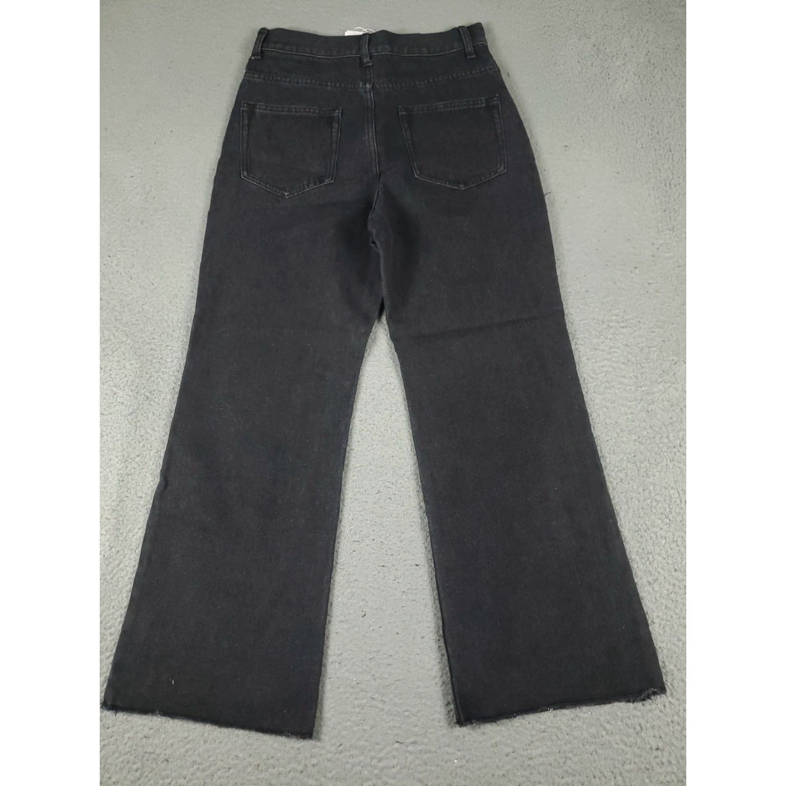 Vintage Atmos Jeans Women's Relaxed Wide-Leg Jeans Size 27x26 Gray Denim 5-Pocket Modern Classic Size 27" / US 4 / IT 40 - 6 Thumbnail