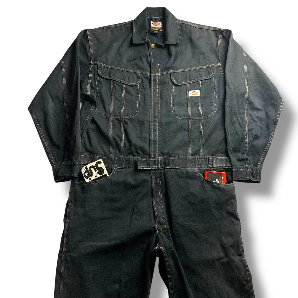 Dickies VINTAGE DIKCIES DENIM COVERALL Size US 42 / EU 58 - 1 Thumbnail