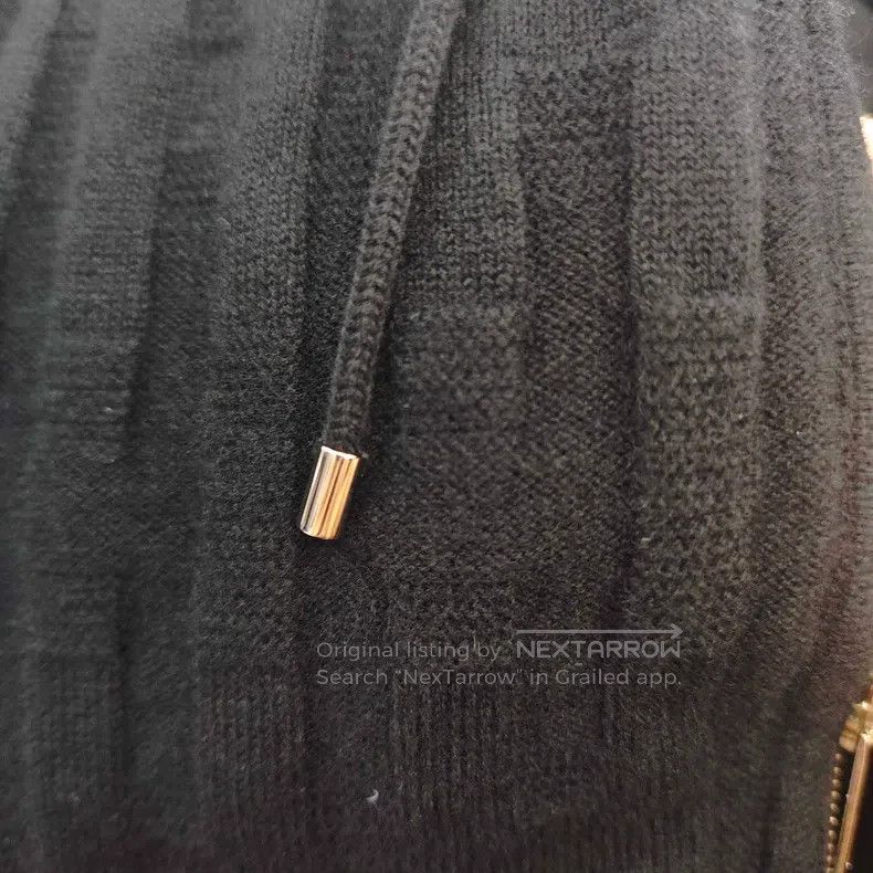 Hermes Hermes Black Full H Logo Hooded Wool Knit Open Cardigan Size XS / US 0-2 / IT 36-38 - 9 Thumbnail