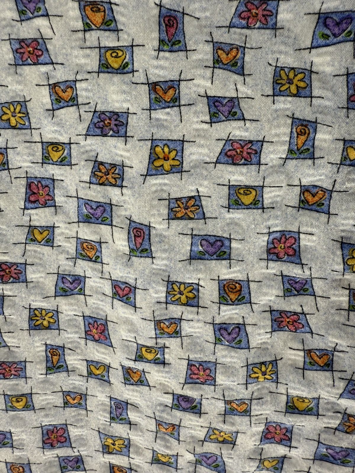 Other Vintage SB Scrubs Snap Scrub Top Blue Floral Size Small EUC Size S / US 4 / IT 40 - 2 Thumbnail